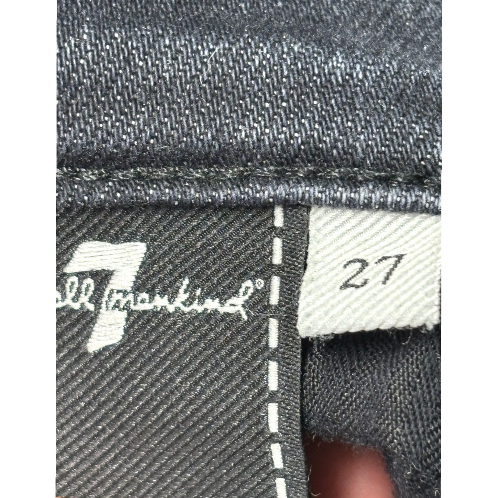 7 For All Mankind 7 For All Mankind HW Ankle Skinny Luxe Vintage Honest Jeans Black 27x26 Womens Jeans Black 7 For All Mankind Luxe Vintage Size 27" / US 4 / IT 40 - 6 Thumbnail