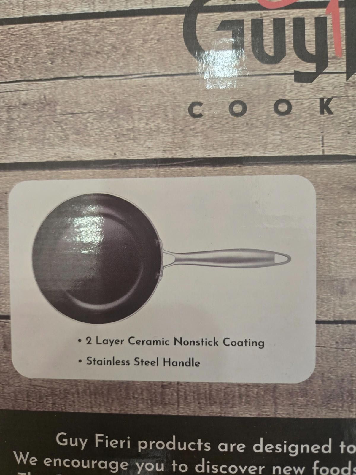 Other Guy Fieri Cookware 10" Frying Pan for Cooking Non Stick NEW Size ONE SIZE - 4 Thumbnail