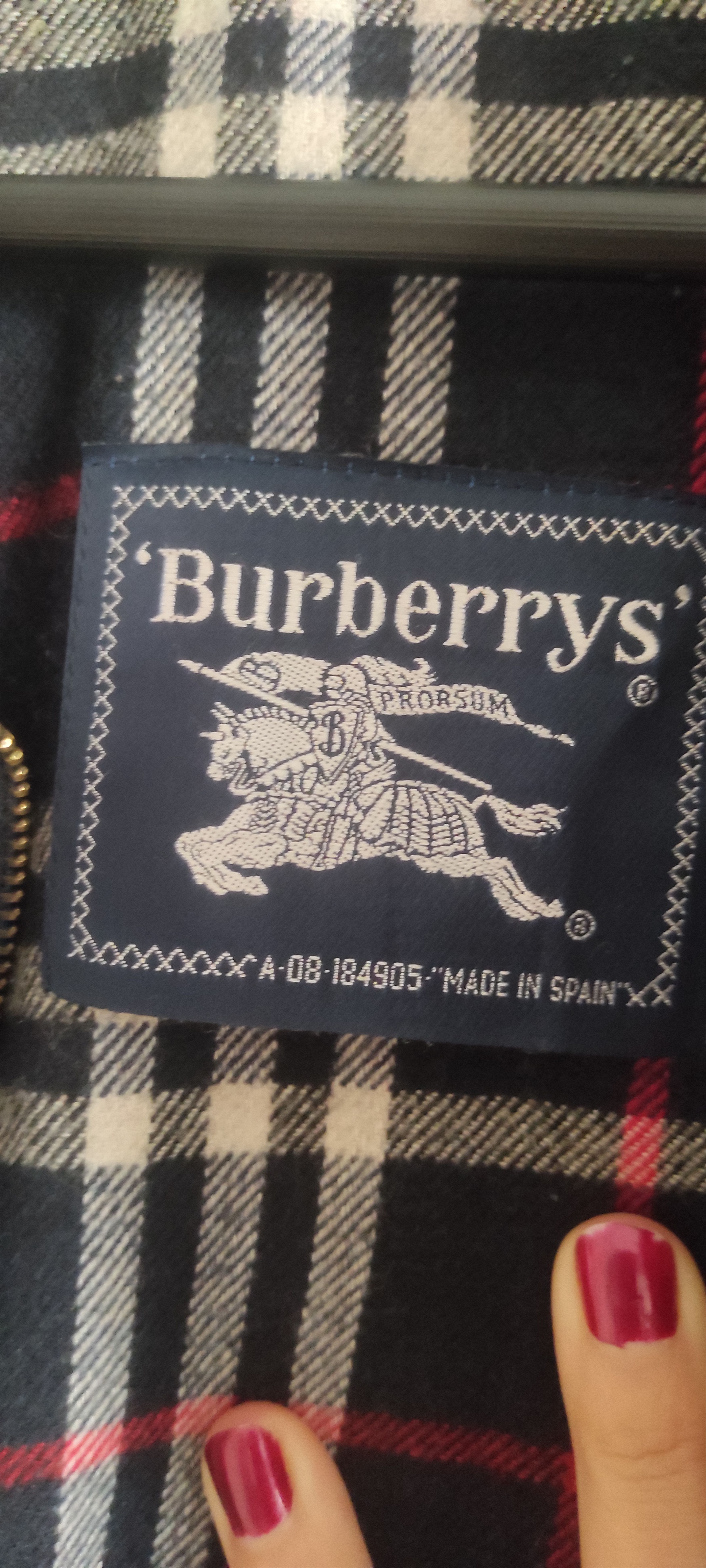 Burberry BURBERRY Bomber Jacket Winter Nova Check Mens Wool Navy Blue Size US XL / EU 56 / 4 - 9 Thumbnail