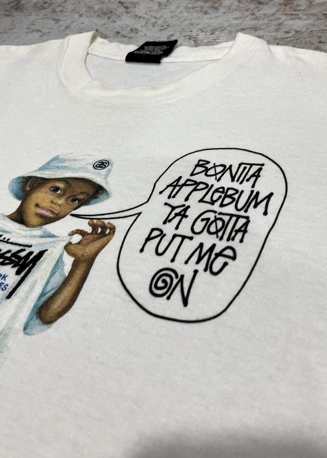 Stussy Rare‼️ Vintage Stussy Bonita Applebum Ya Gotta Pu Me On Size US S / EU 44-46 / 1 - 4 Thumbnail