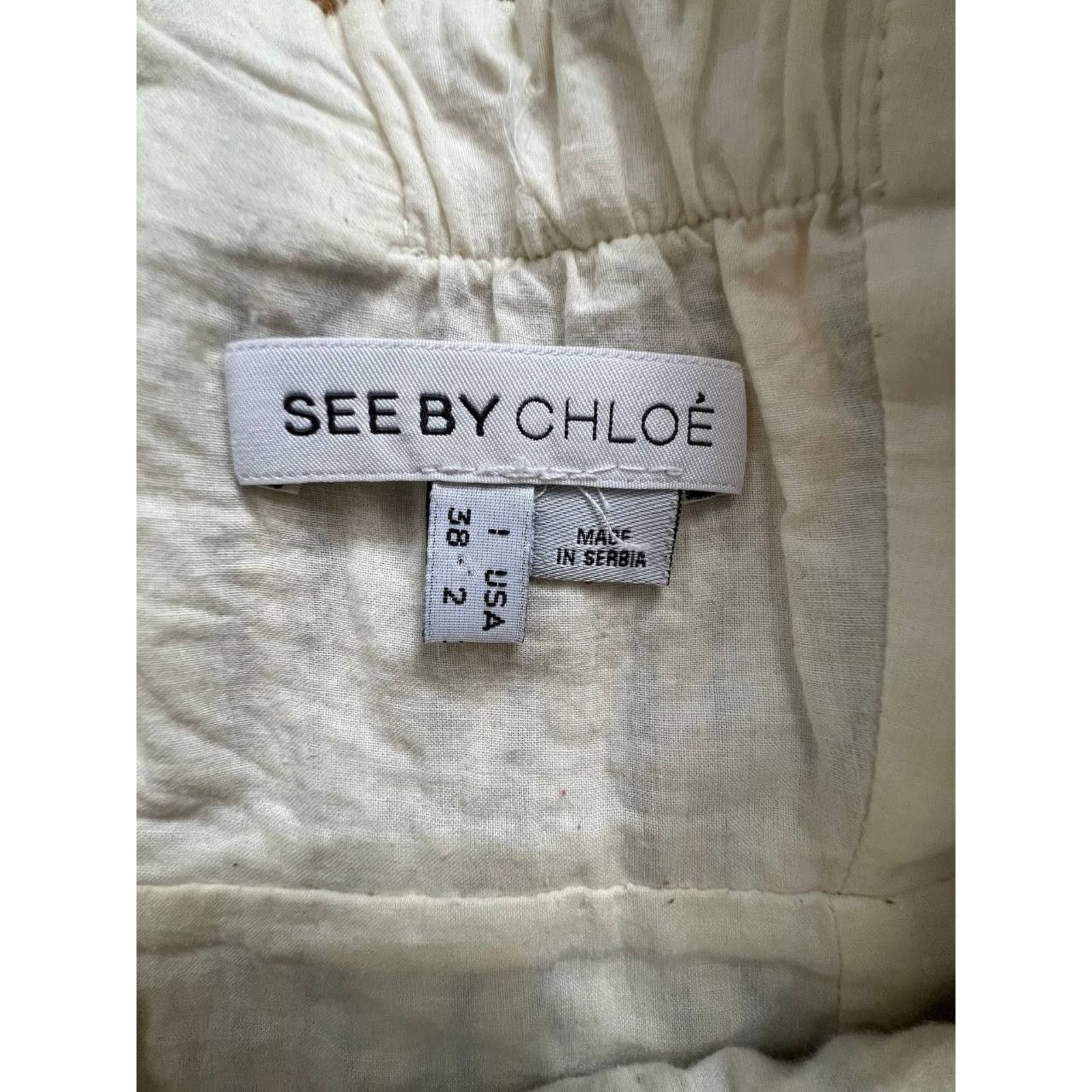 See by Chloe See by Chloé Women Dress Sleeve Length Mini Size 2 A000960 Size XS / US 0-2 / IT 36-38 - 7 Thumbnail