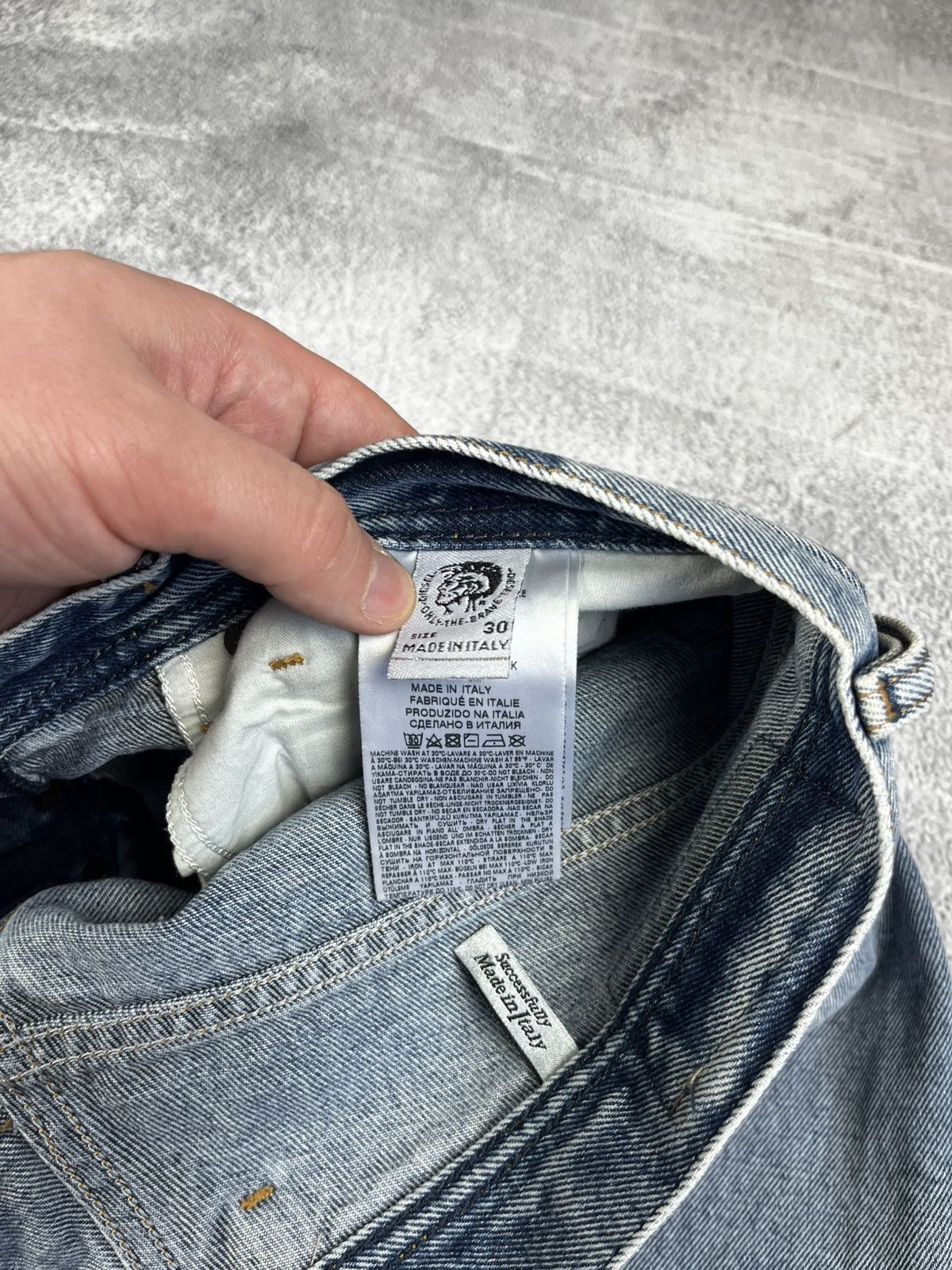 Diesel Diesel y2k distressed denim Size US 30 / EU 46 - 13 Thumbnail