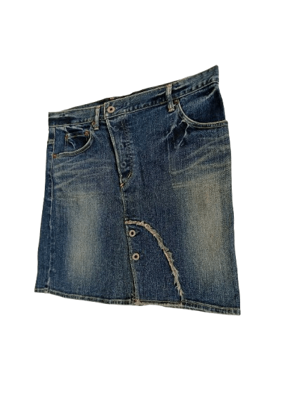 Journal Standard Journal Standard Denim Mini Skirt Japanese Brand Size 34" / US 12 / IT 48 - 5 Thumbnail