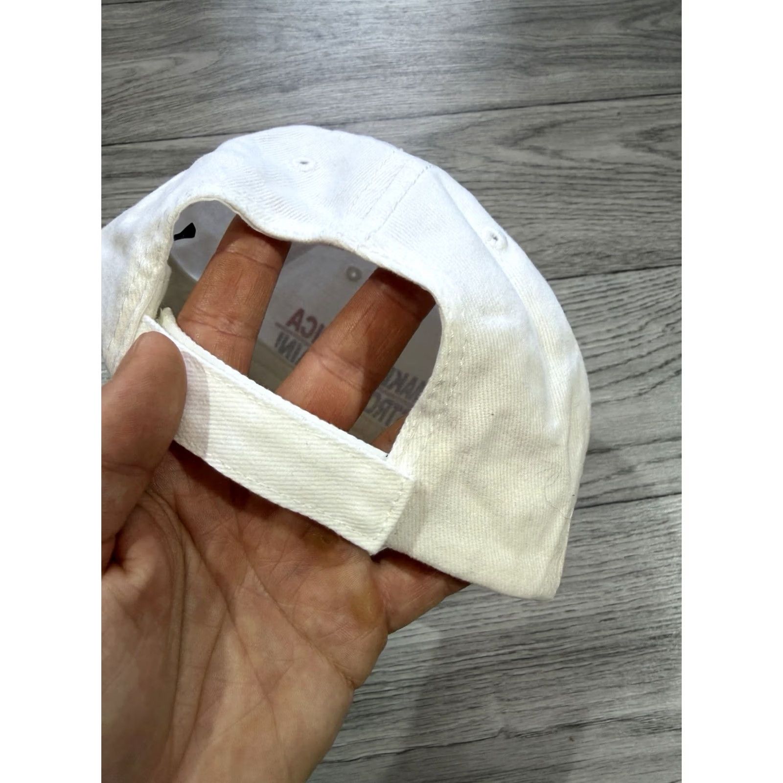 Vintage VINTAGE Make America Great Again ‘16 Donald Trump White Cap Hat OTTO Baseball Cap Men One Size White Cap Hat Mens Size ONE SIZE - 6 Thumbnail