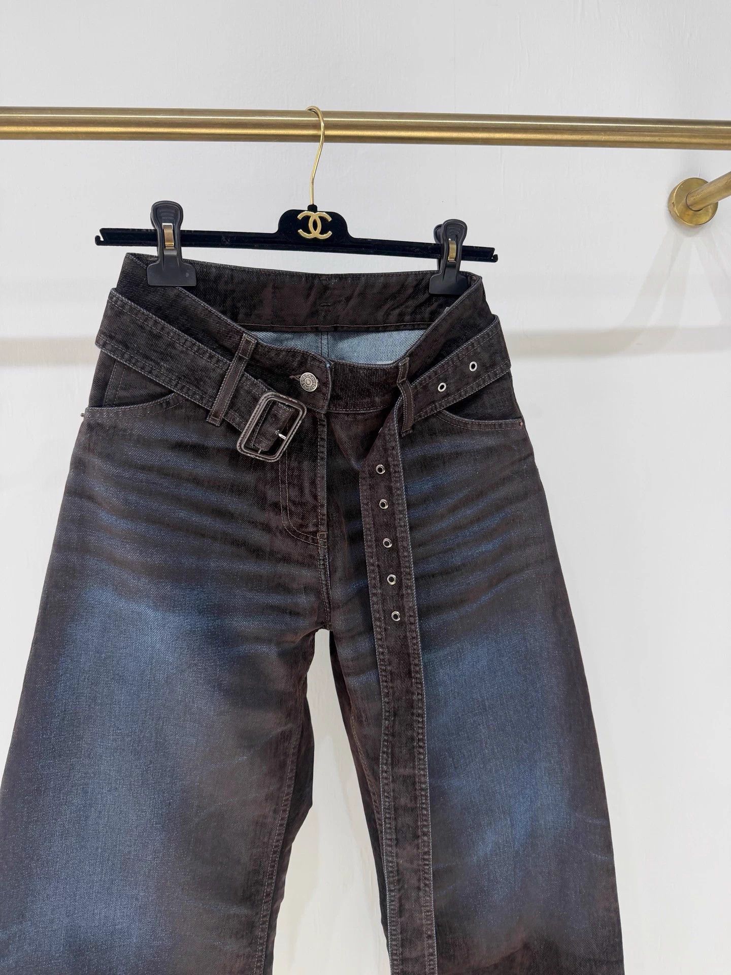 Acne Studios Acne Studios Belted Jeans 25FW New 34 Size 34" / US 12 / IT 48 - 2 Thumbnail