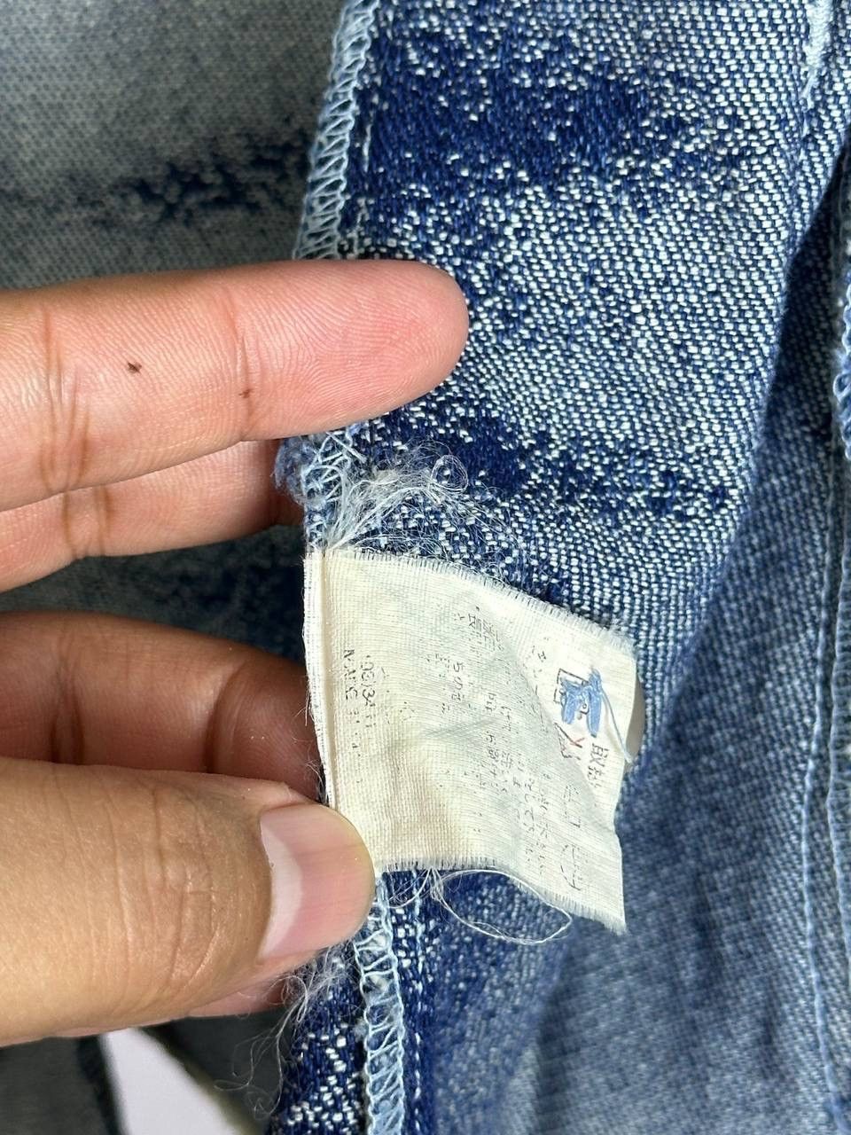 If Six Was Nine × Japanese Brand DAILY NEWS RARE DESIGN LIKE DENIM JACKET Size US M / EU 48-50 / 2 - 10 Thumbnail
