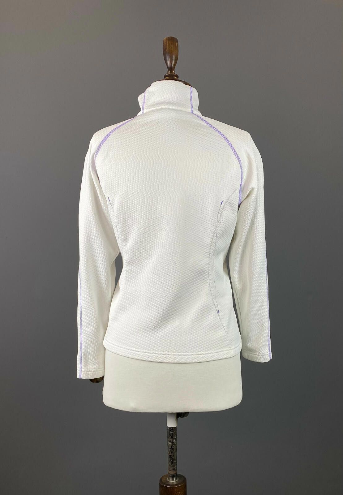 Salomon Salomon White Full Zip Long Sleeve Ski Fleece Sweater Size M Size M / US 6-8 / IT 42-44 - 6 Thumbnail