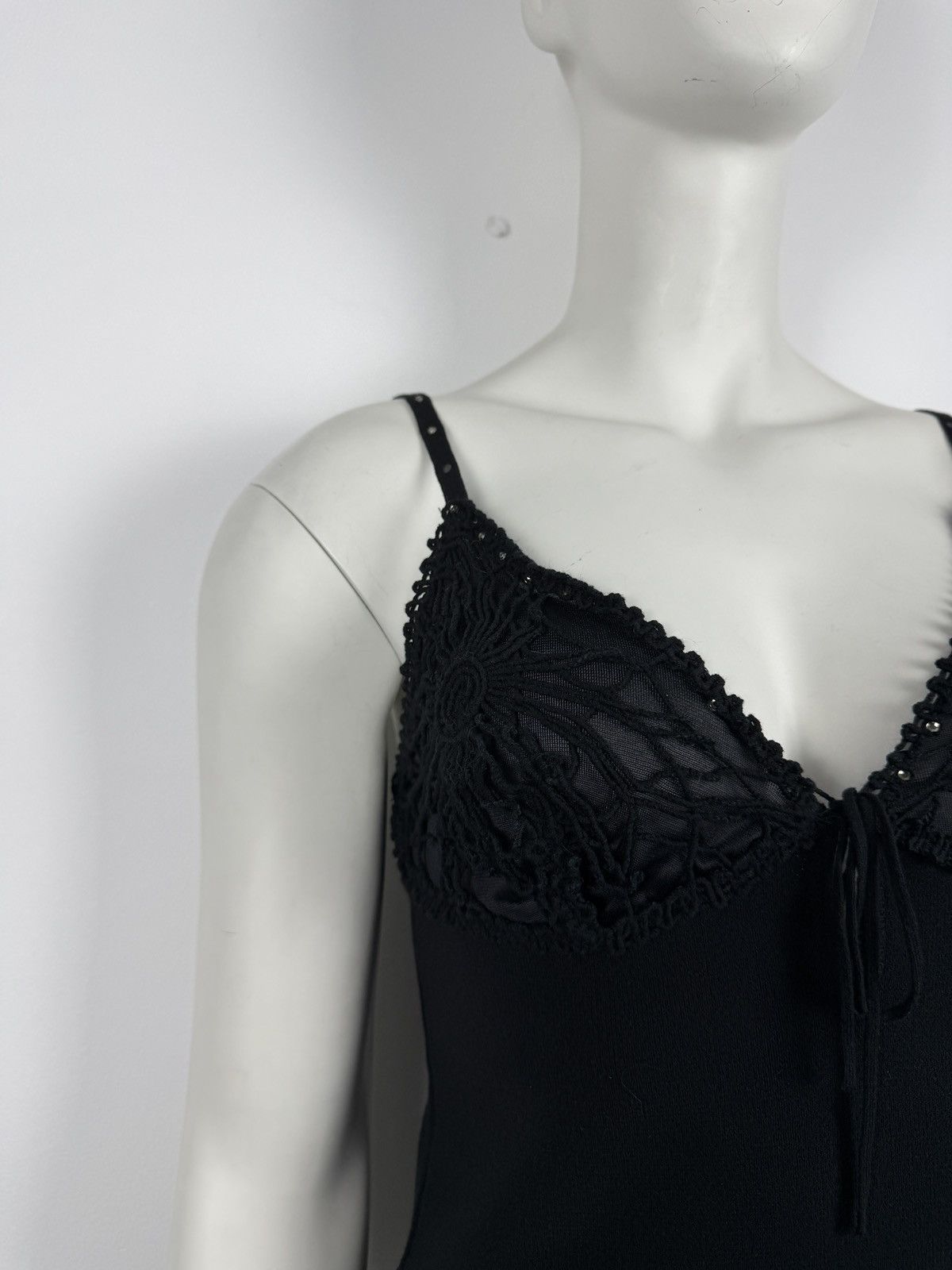 Alexander McQueen Alexander McQueen 1990’s Beaded Knit Spiderweb Top Size S / US 4 / IT 40 - 6 Thumbnail