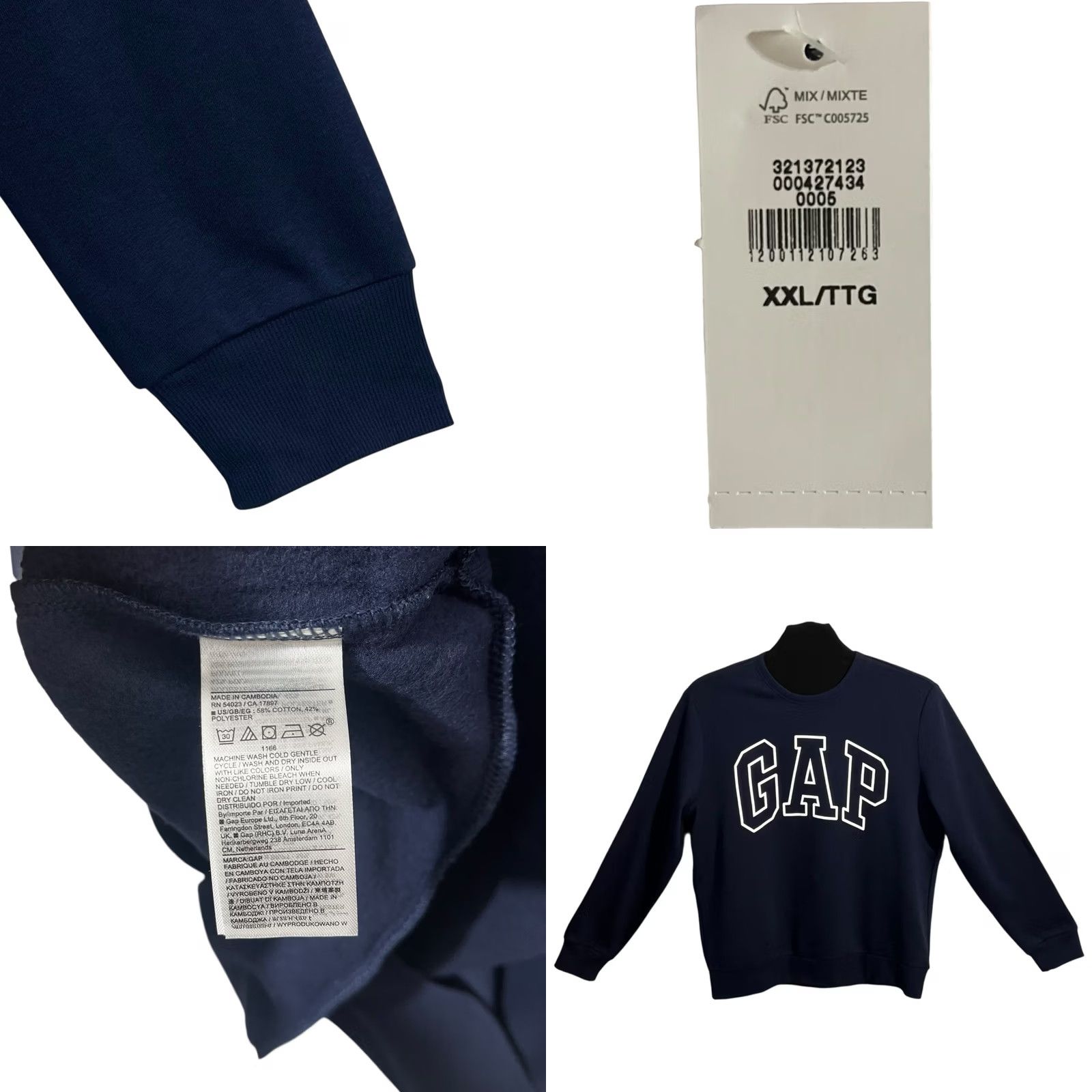 Gap User: Original Title: GAP Mens Denim Jacket Vintage Size US XXL / EU 58 / 5 - 8 Thumbnail