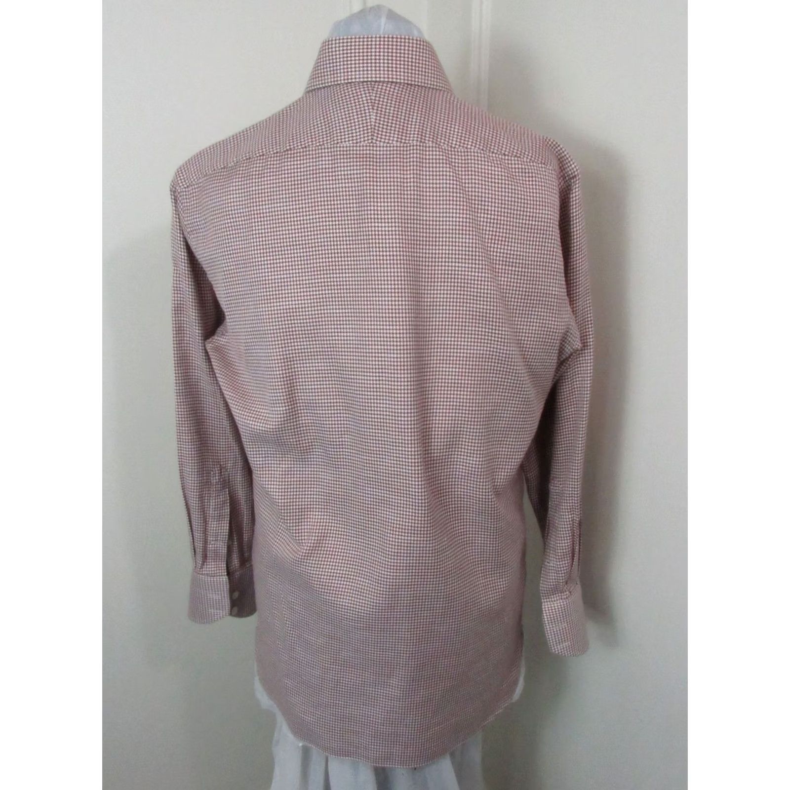 Tom Ford Tom Ford Designer Shirt Dress Button Up Houndstooth Size 42 / 16.5 Size 46R - 5 Thumbnail