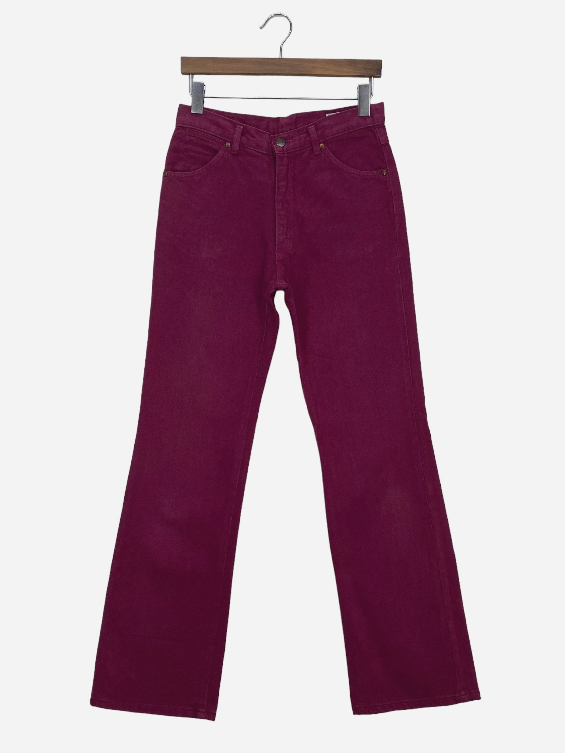 Vintage × Wrangler Lady Wrangler Flare Jeans High Waisted Flare Jeans Size 29" - 2 Thumbnail