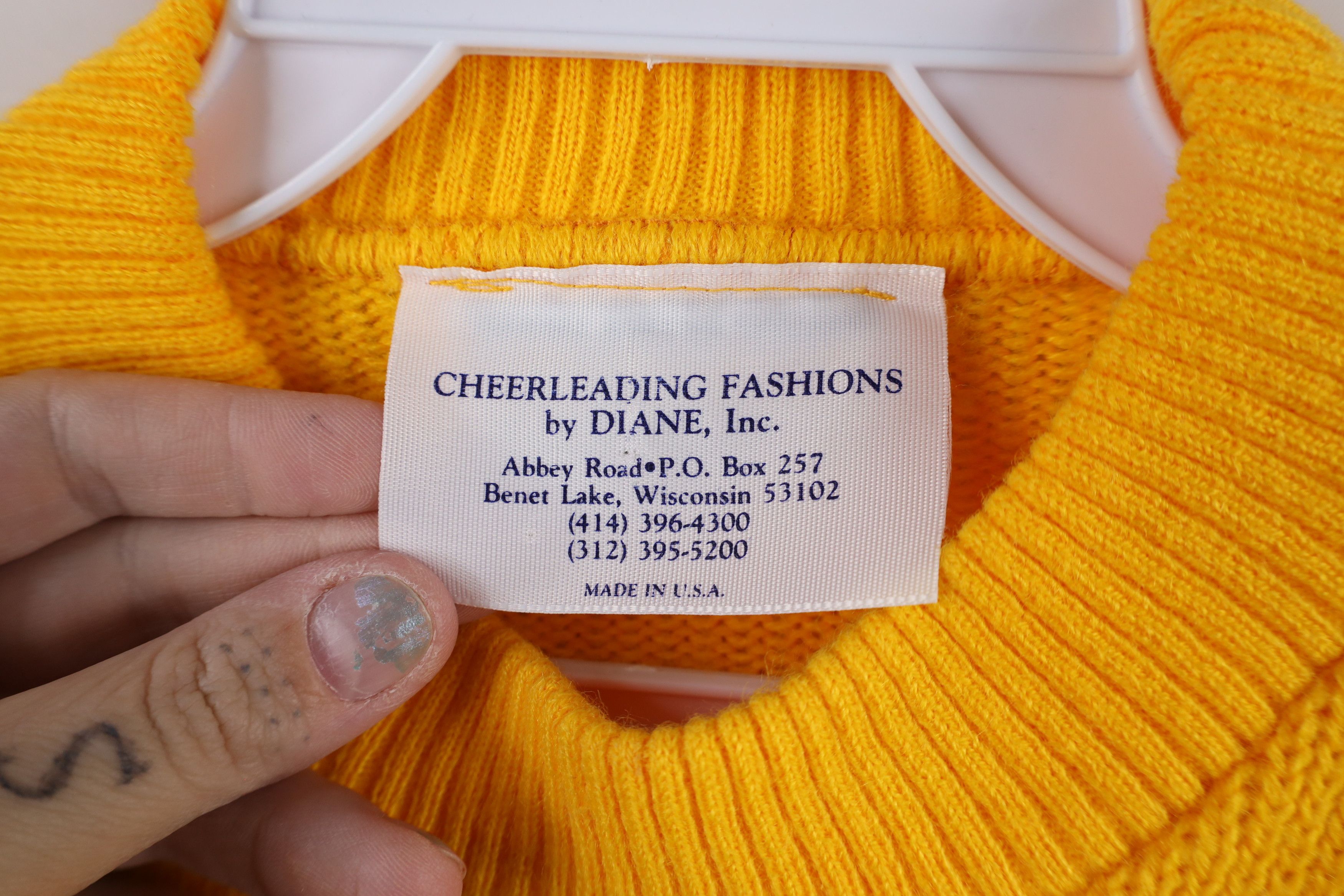Vintage Vintage 70s Streetwear Knit Cheerleader Varsity Sweater USA Size XS / US 0-2 / IT 36-38 - 6 Thumbnail