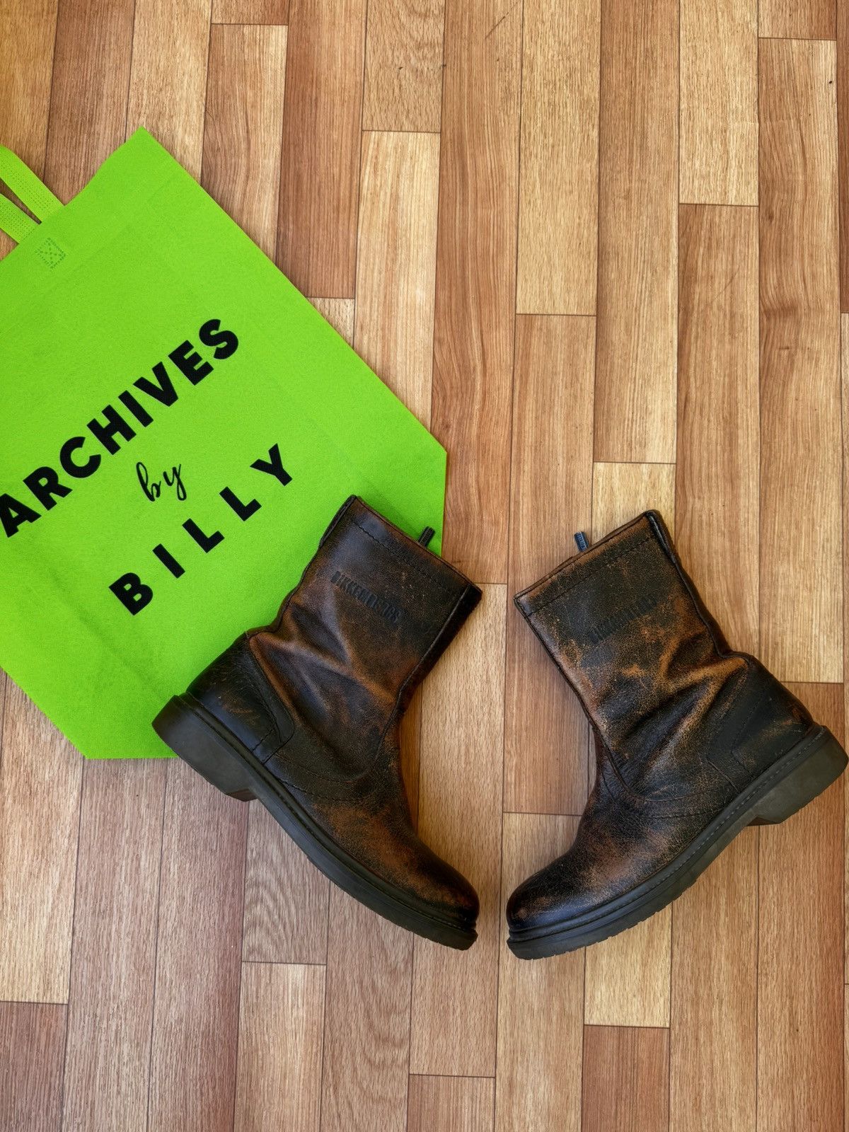 Dirk Bikkembergs 🔥🕷️ Rare distressed eroded boots Size US 8.5 / EU 41-42 - 8 Thumbnail