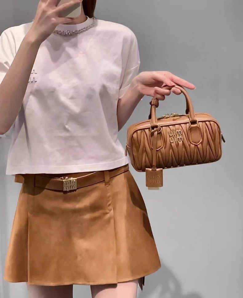 Prada Miu Miu White Short Sleeve Top-2506 Size XS / US 0-2 / IT 36-38 - 6 Thumbnail