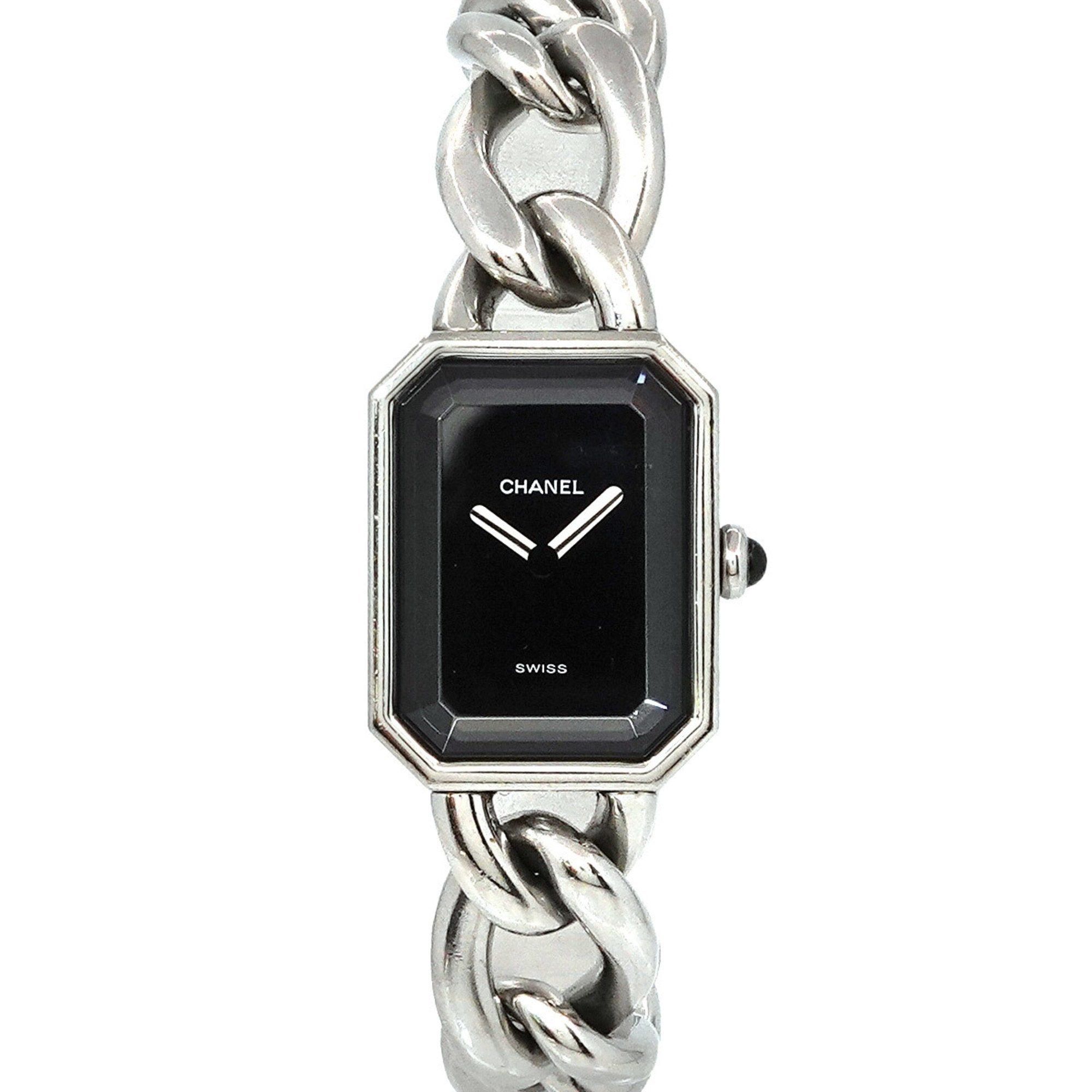 image of Chanel Premiere M Size H0452 Ladies Watch Black Dial Quartz, Women's