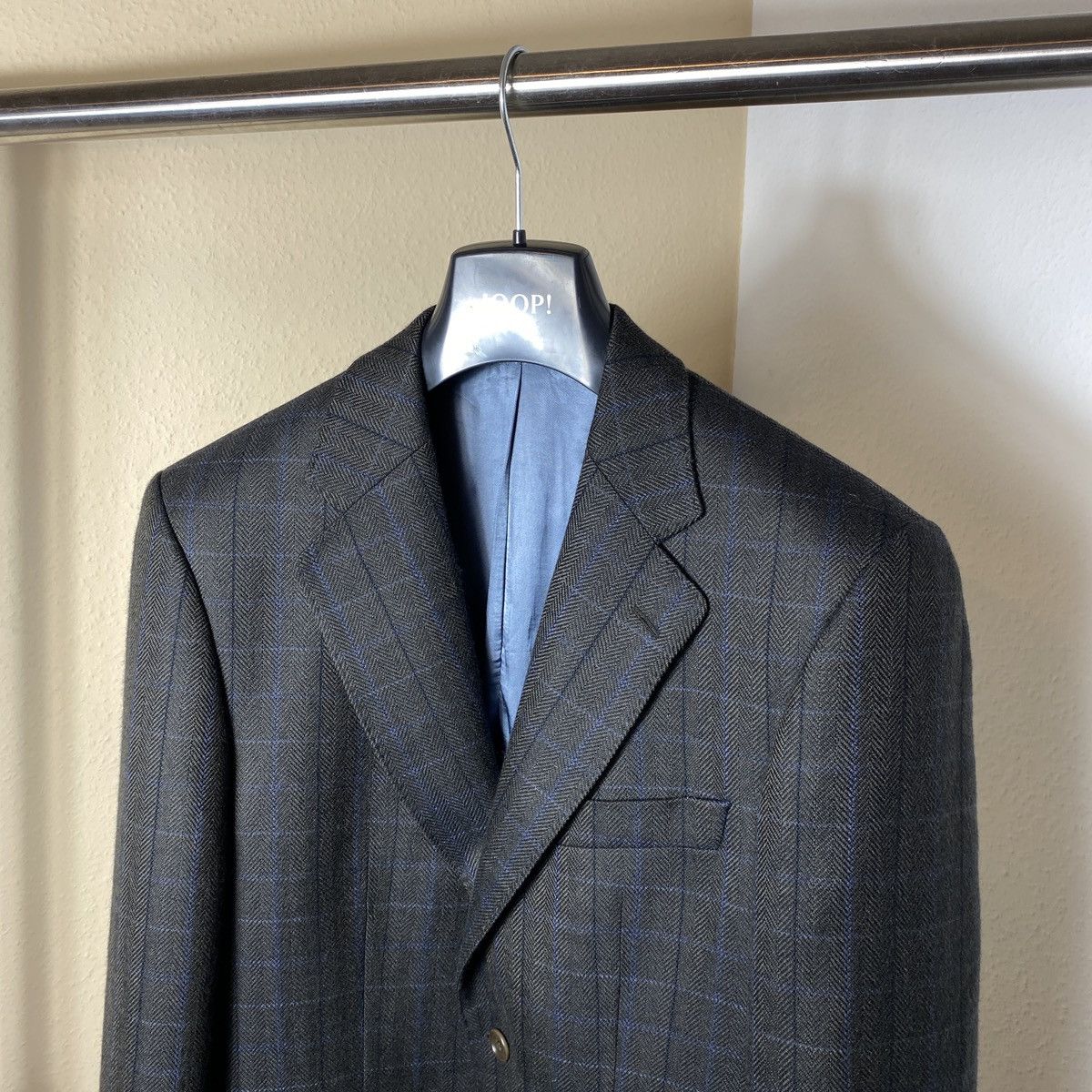 Harris Tweed Wool checkered jacket Magee New Size 38S - 3 Thumbnail