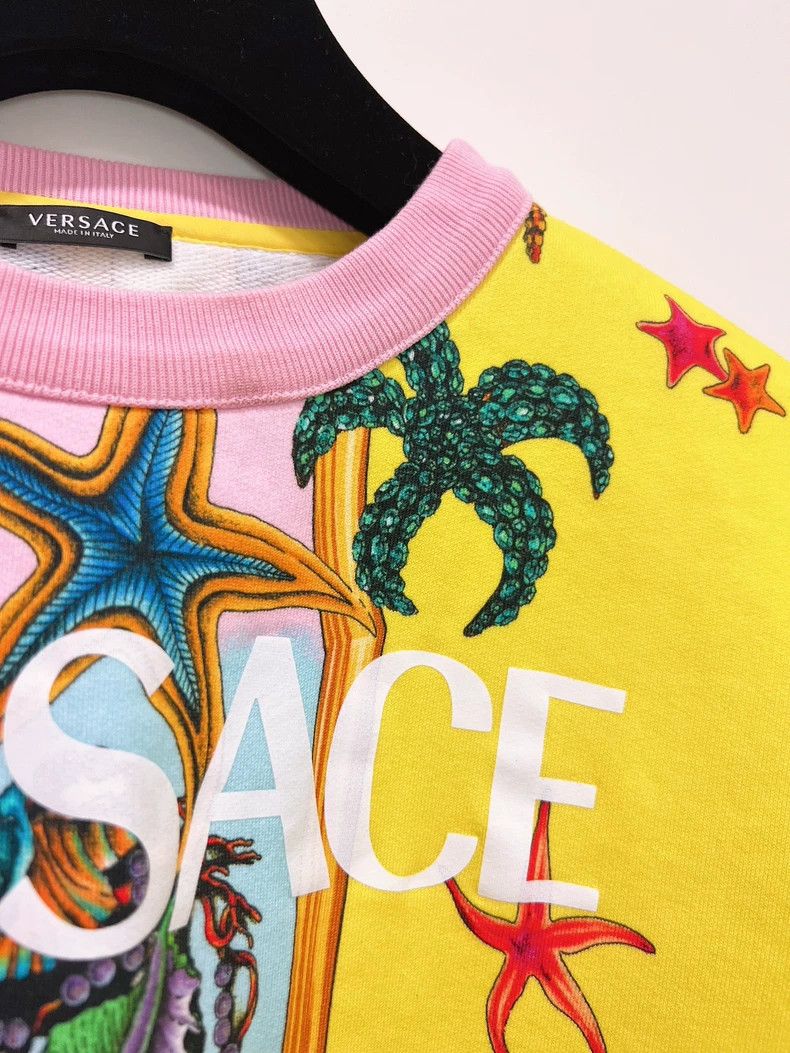 Versace Versace Colorful printed quirky marine sweatshirt Size M / US 6-8 / IT 42-44 - 3 Thumbnail