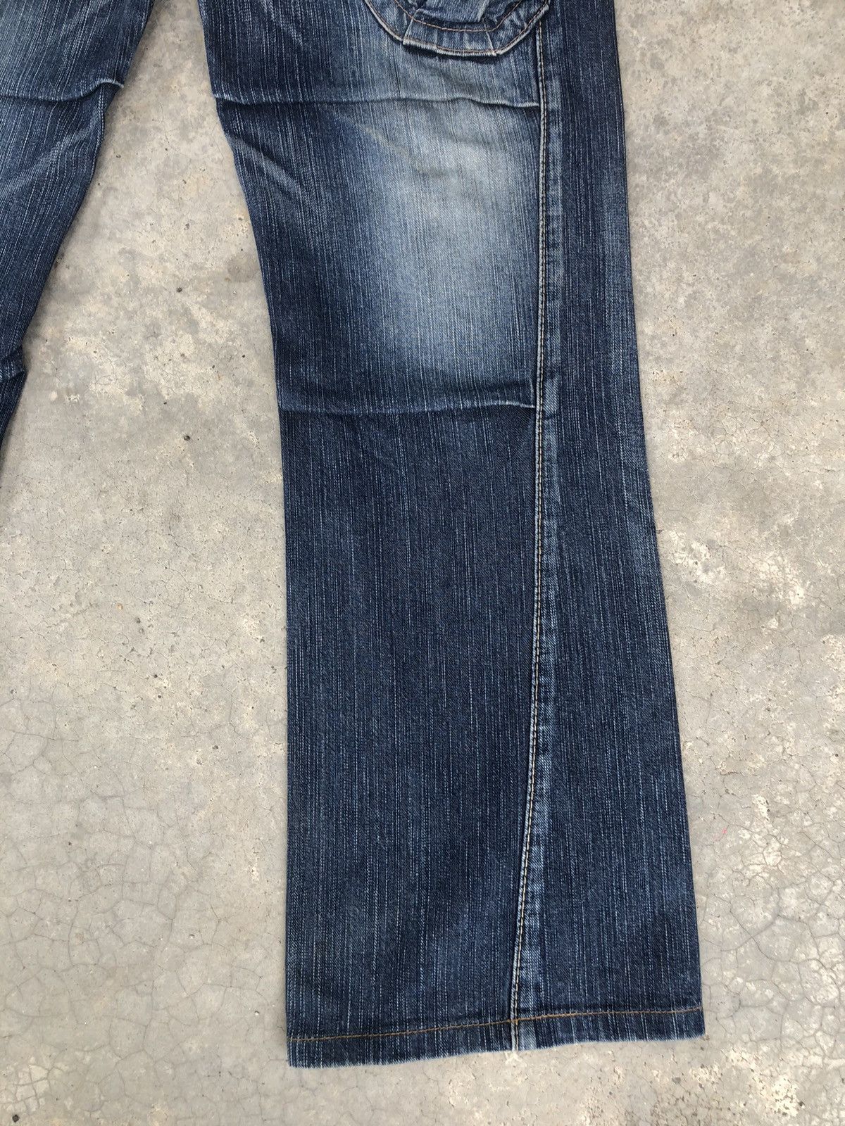If Six Was Nine Flare Jeans Edwin Distressed Jeans Cargo Pants Size US 32 / EU 48 - 7 Thumbnail