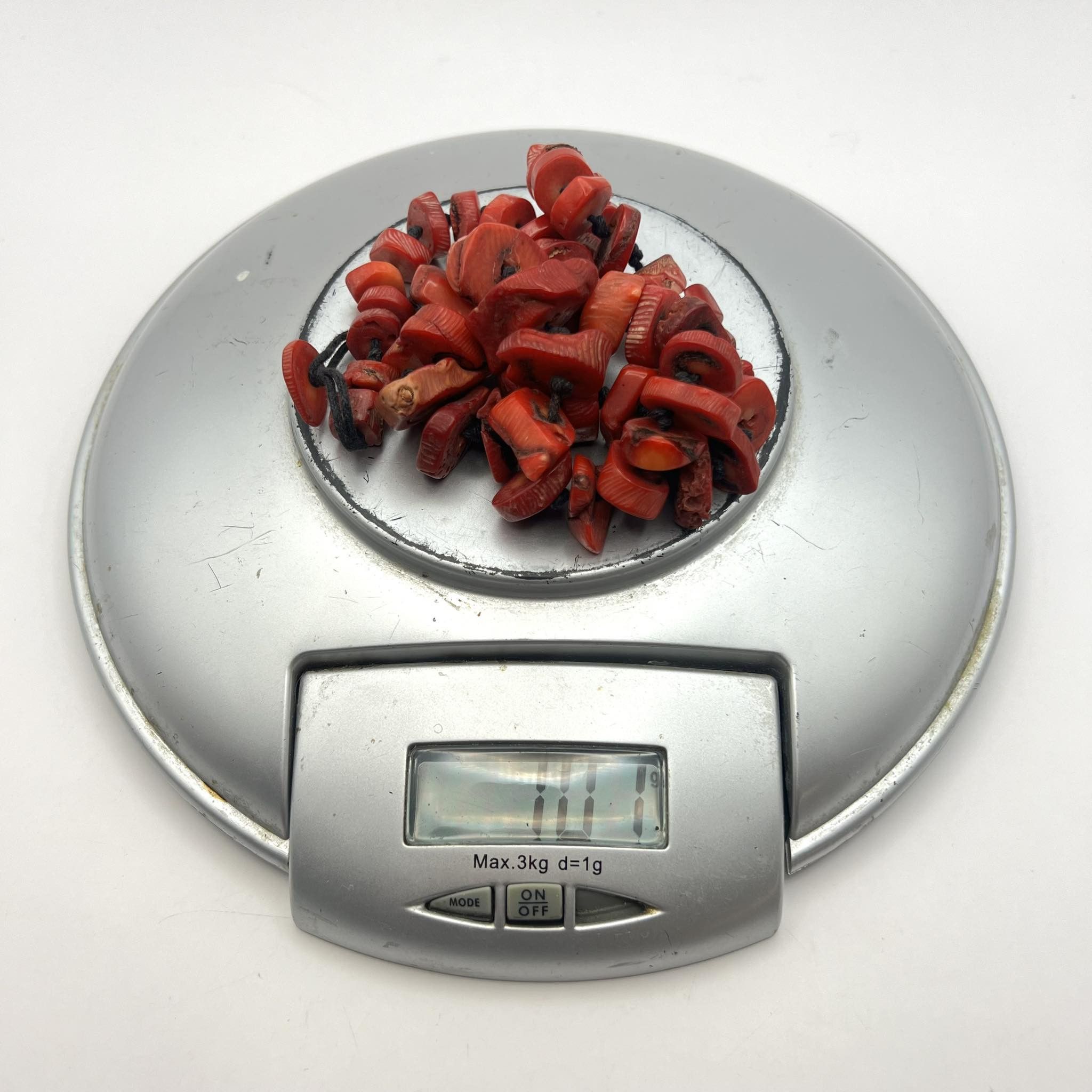 Vintage Vintage Women Jewelry Necklace Bead Natural Red Coral 101 gr Size ONE SIZE - 8 Thumbnail