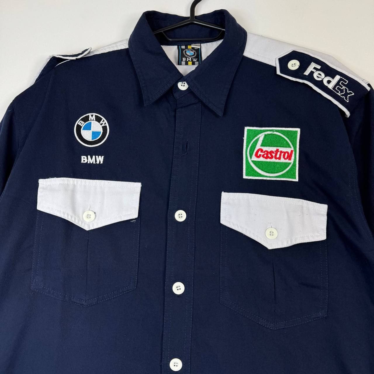 BMW BMW Castrol Racing Team Shirt Button Up Mens Size M Size US M / EU 48-50 / 2 - 2 Thumbnail