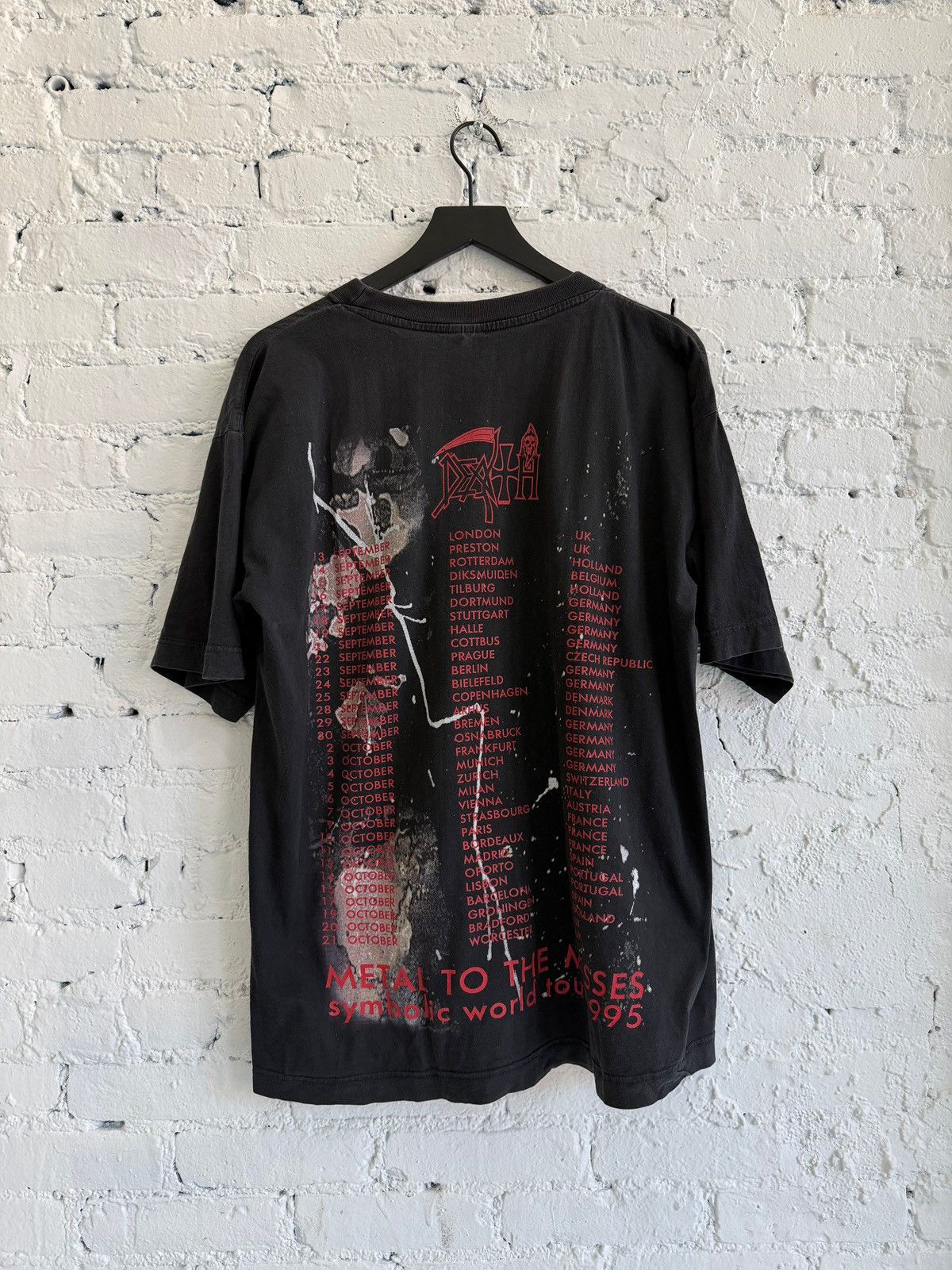 Vintage 1995 DEATH ‘METAL TO THE MASSES’ TEE Size US XL / EU 56 / 4 - 2 Thumbnail