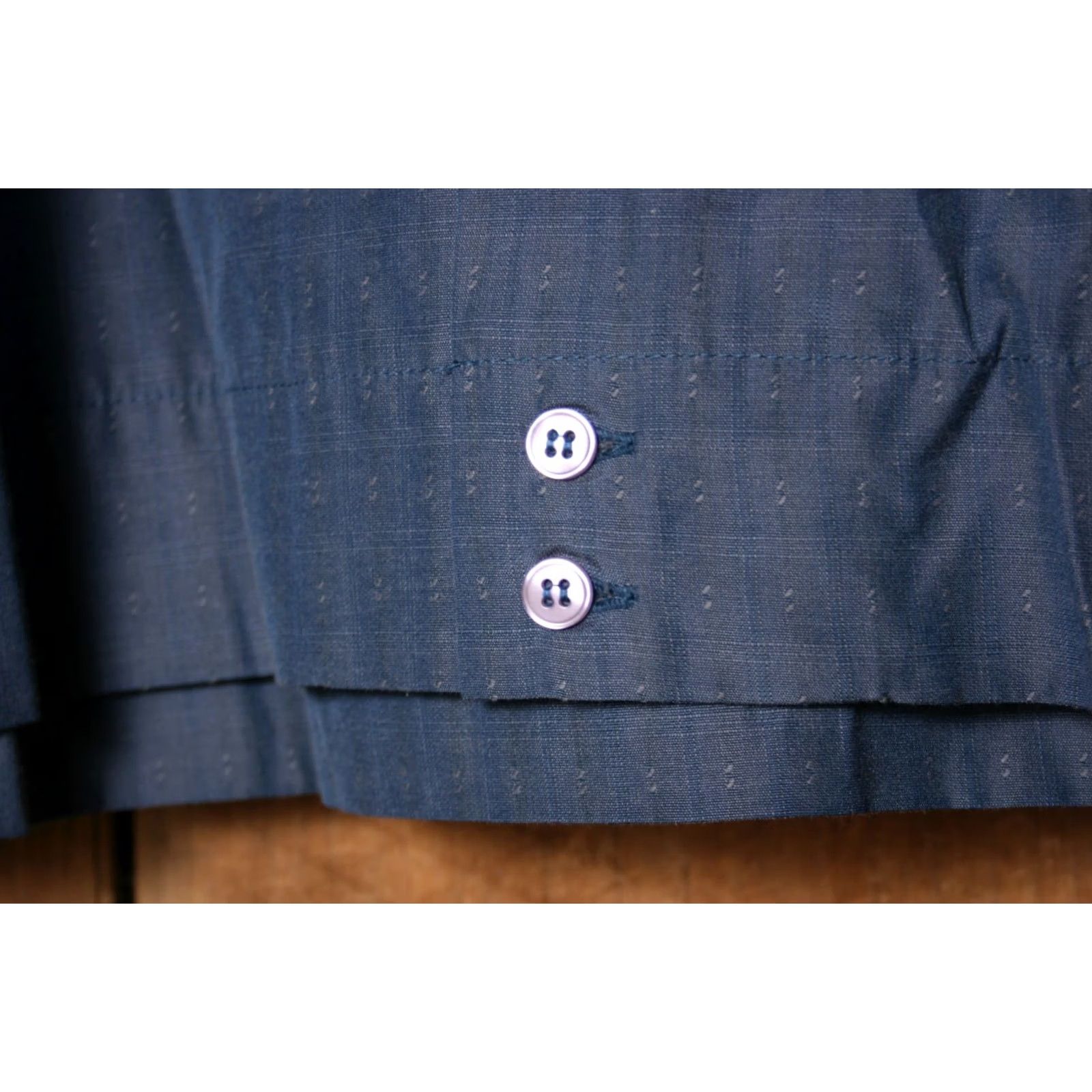 Vintage VINTAGE Redsand Shirt Men Short Sleeve Button-Up Sz. M Blue 90s Lounge Shirt Size US M / EU 48-50 / 2 - 5 Thumbnail