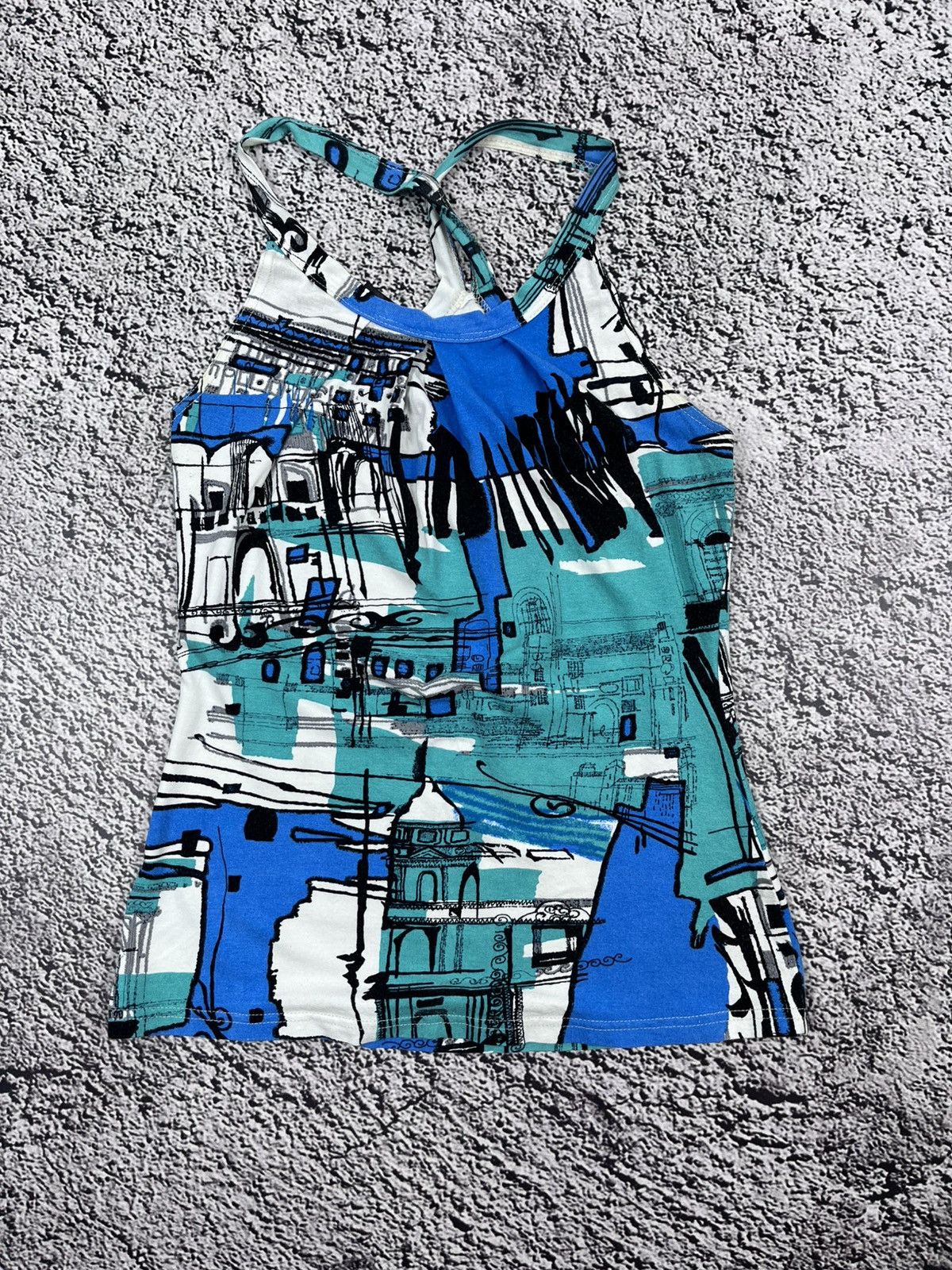 Japanese Brand Vintage JPG style Printed Tank top size S Size S / US 4 / IT 40 - 1 Thumbnail