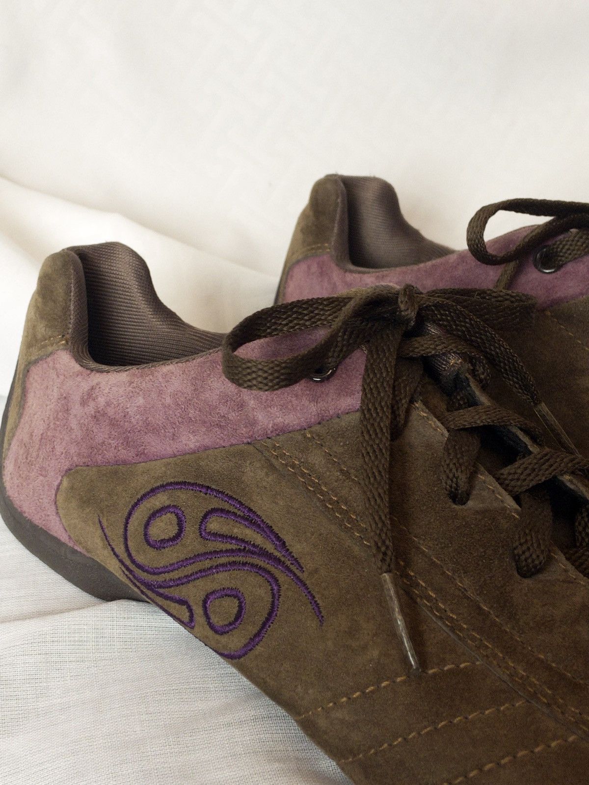 Dockers Dockers vintage y2k 2000s brown/lilac suede sneakers Size US 9 / IT 39 - 5 Thumbnail