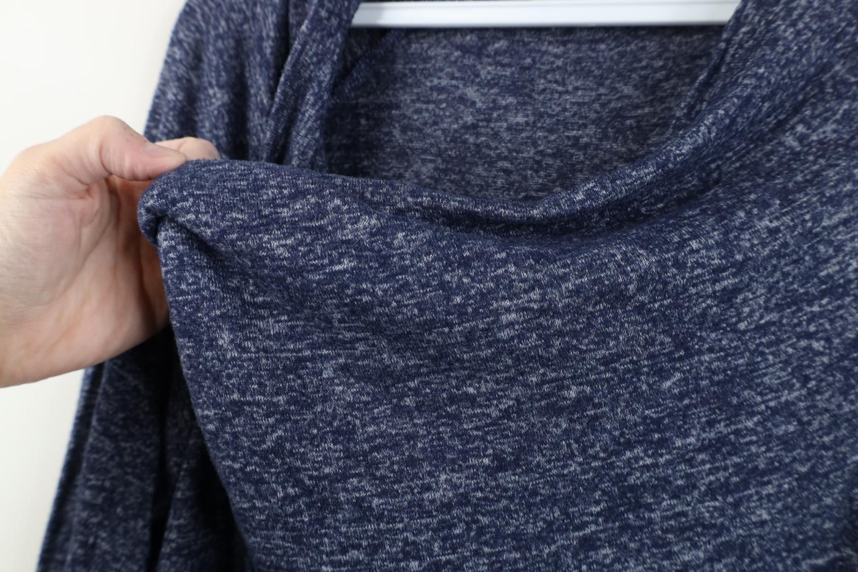 Athleta Athleta Grateful Cowl Neck Pullover Top Heather Blue Size XL / US 12-14 / IT 48-50 - 4 Thumbnail