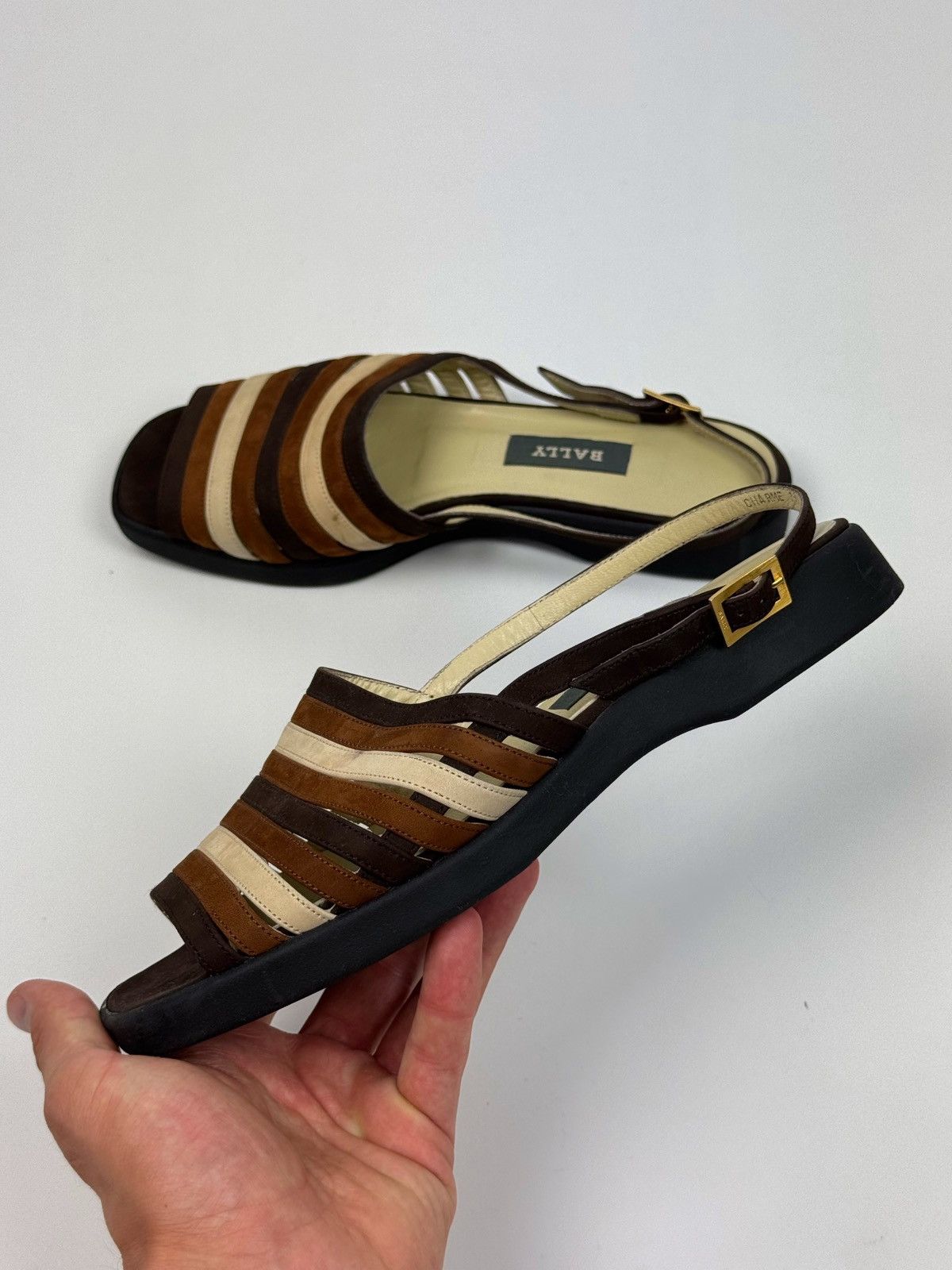 Bally Vintage Bally Charme Summer Women’s Sandals Size US 9 / IT 39 - 5 Thumbnail