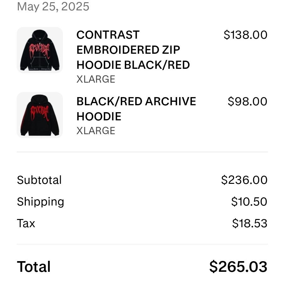 Revenge REVENGE CONTRAST ZIP (bred) 2nd release Size US XL / EU 56 / 4 - 9 Thumbnail