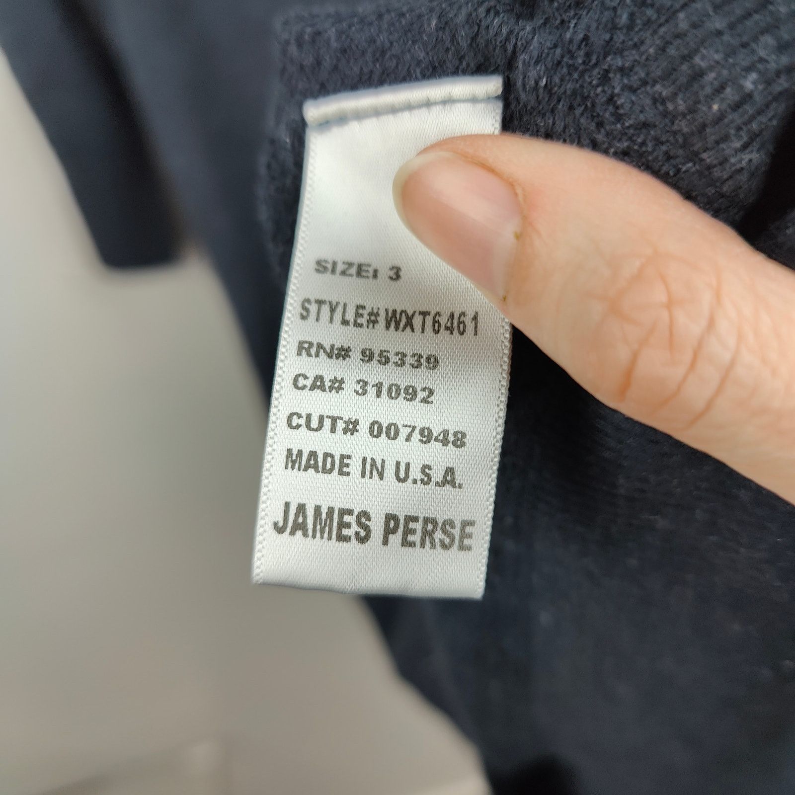 James Perse James Perse Raglan Sweatshirt Dress Womens 3 Large Black Size L / US 10 / IT 46 - 6 Thumbnail