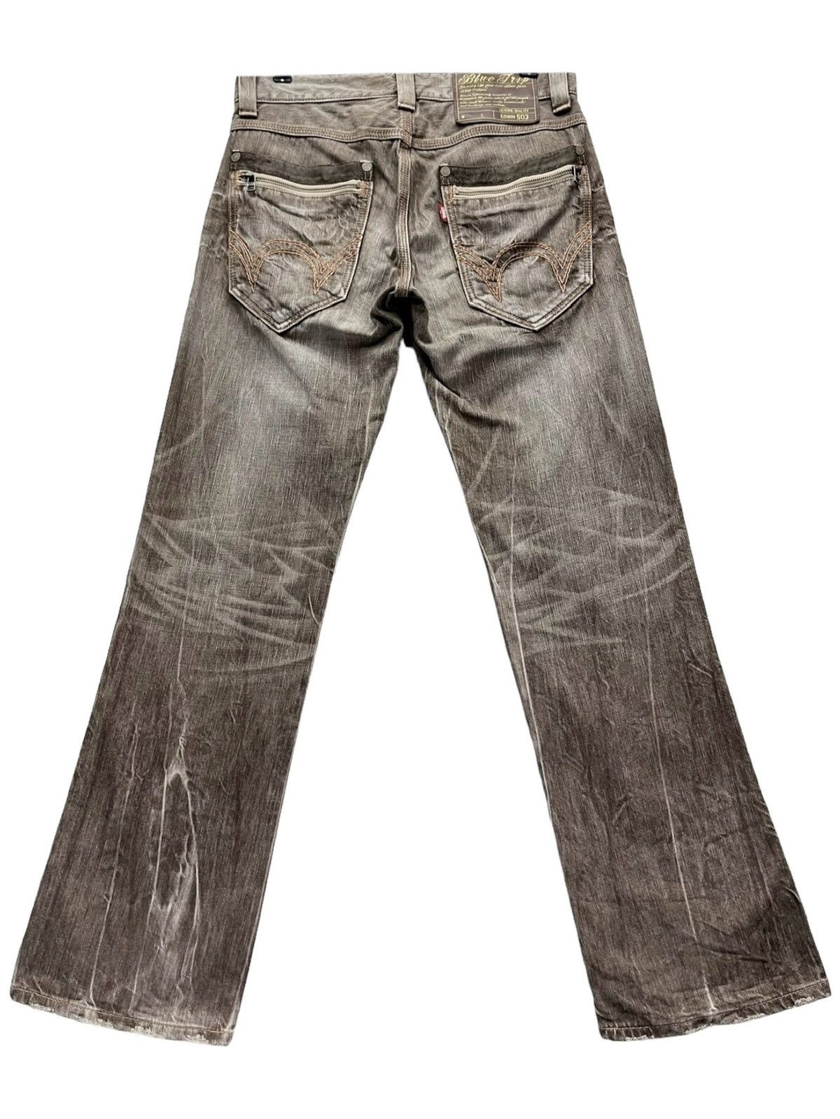 Edwin 🔥FYE🔥EDWIN Seditionaries Mud Max Brown Bleach Wash Denim Size US 30 / EU 46 - 3 Thumbnail