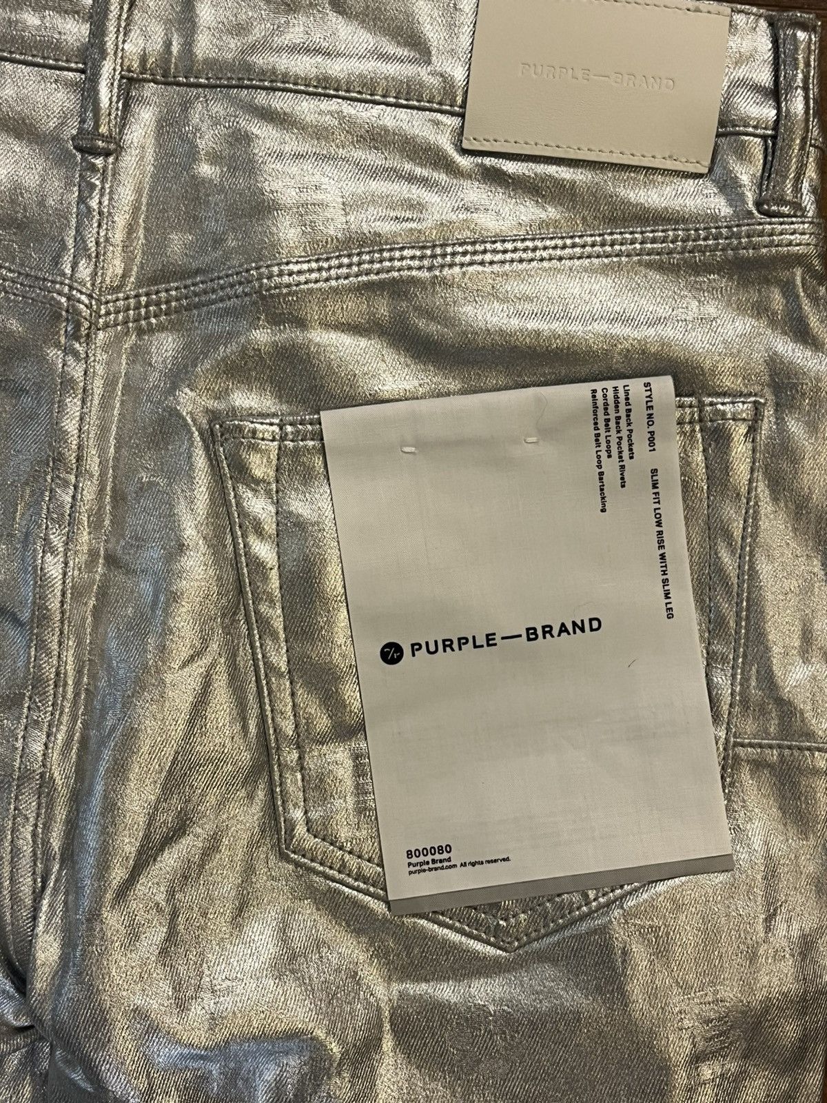 Purple Brand Purple Brand Metallic Monogram size 32 P001mmgs124 brand new Size US 32 / EU 48 - 10 Thumbnail