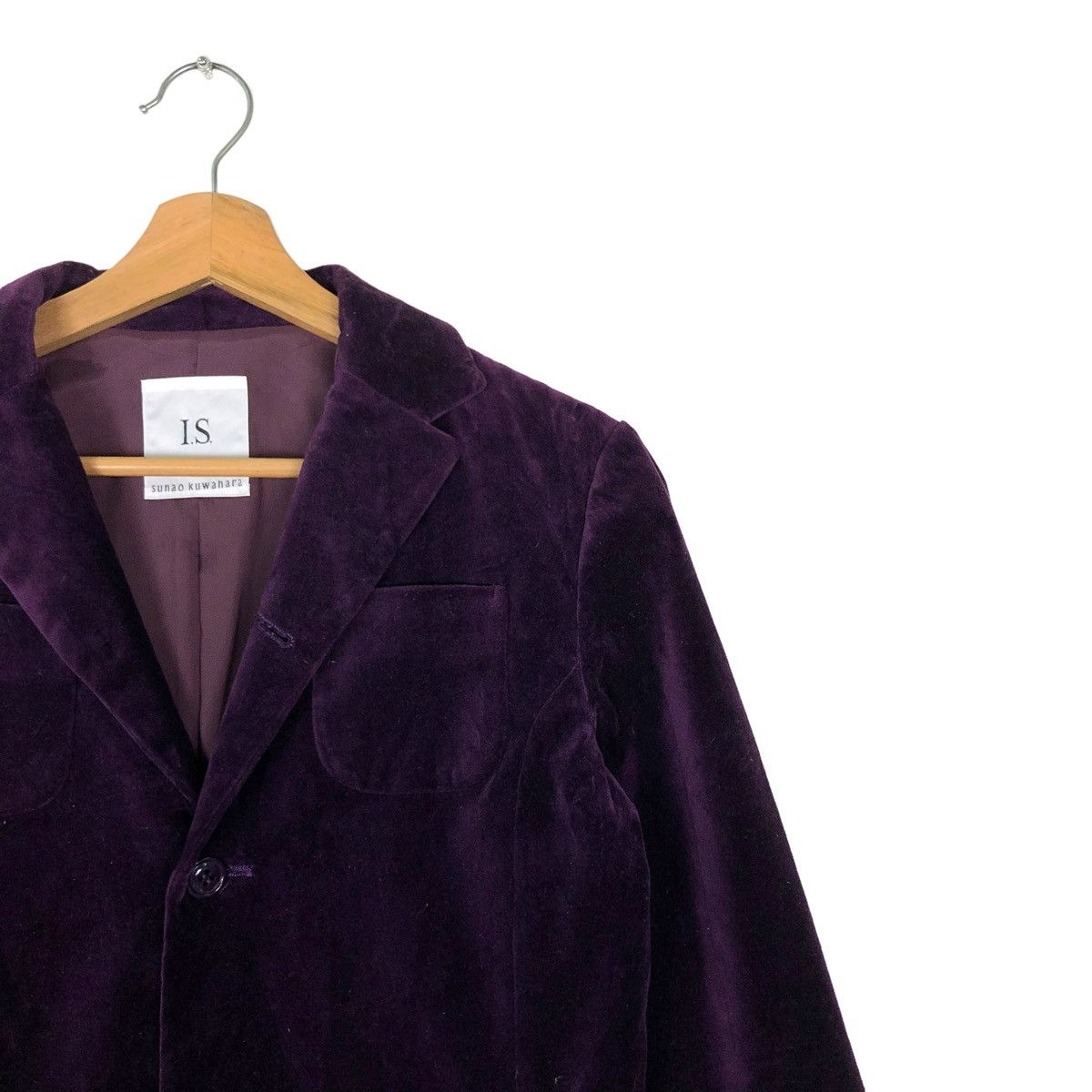Issey Miyake 🔥VELVET DOUBLE BREAST COATS JACKET IS SUNOA KUWAHARA JAPAN Size US M / EU 48-50 / 2 - 6 Thumbnail