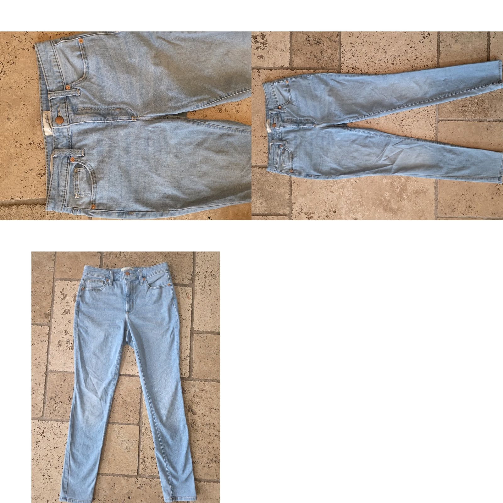 Vintage VINTAGE? No — Universal Thread Jeans Womens Size 6/28R High-Rise Skinny Light Denim Blue 5-Pocket Belt Loops Slim Womens Regular Jeans Size 25" / US 0 / IT 36 - 9 Thumbnail
