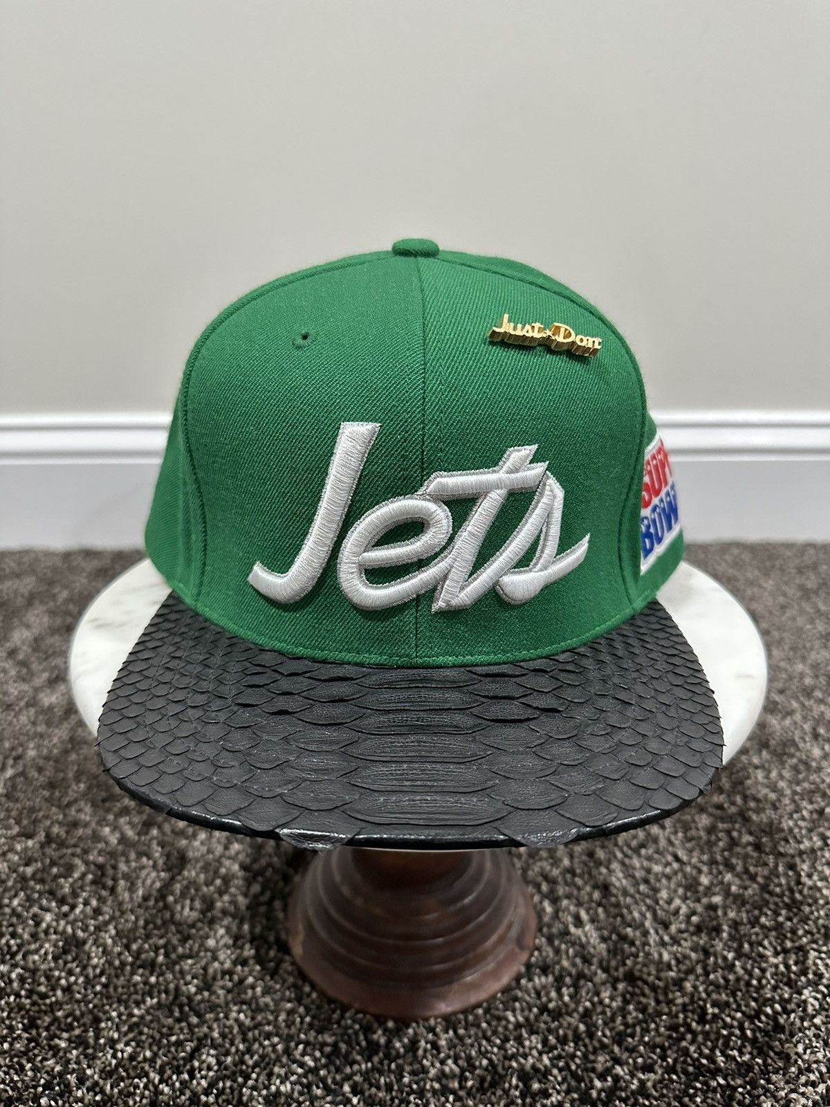Just Don Just Don x Mitchell & Ness NFL Super Bowl New York Jets Hat Size ONE SIZE - 7 Thumbnail