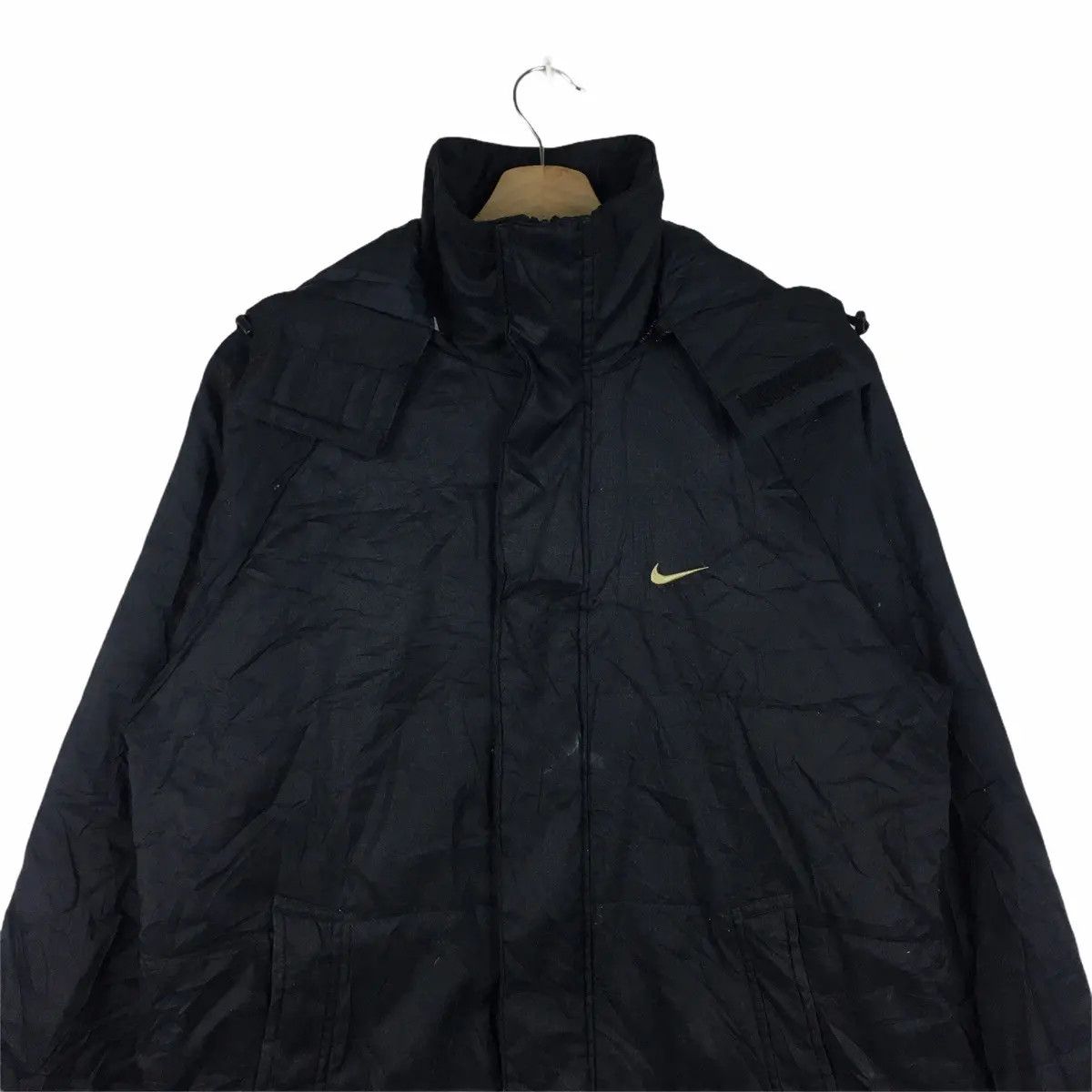 Nike Vtg NIKE SWOOSH LOGO Jacket Parka Trench Outdoor Sweater Size US S / EU 44-46 / 1 - 2 Thumbnail