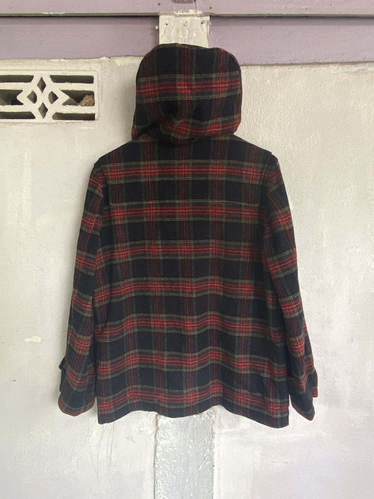 Issey Miyake × Japanese Brand × Vintage Vintage Ne-net by Issey Miyake Wool Hoodie Duffle Jacket Size M / US 6-8 / IT 42-44 - 2 Thumbnail