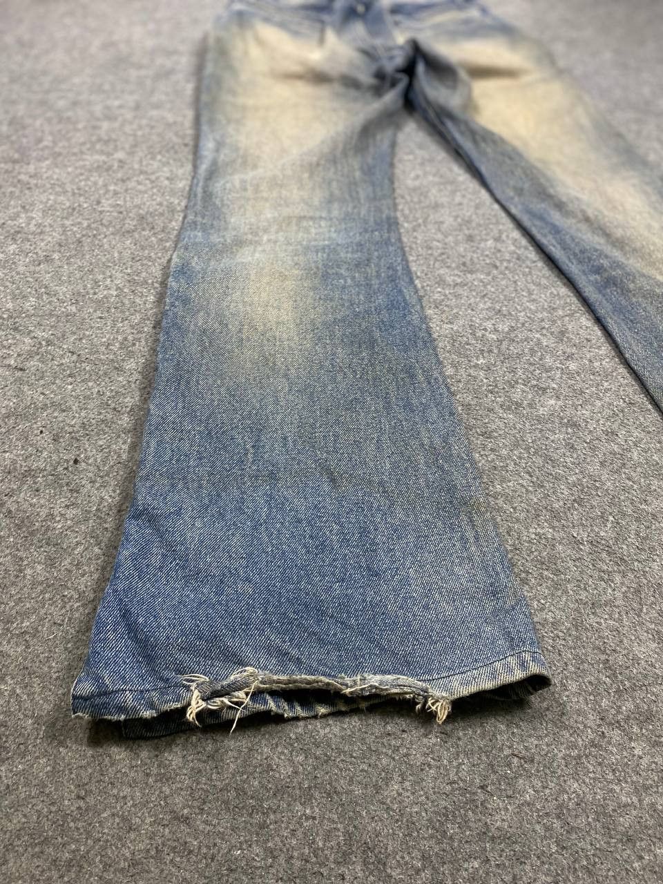 PPFM vintage 90s ppfm bondage style distressed flare denim Size US 32 / EU 48 - 6 Thumbnail