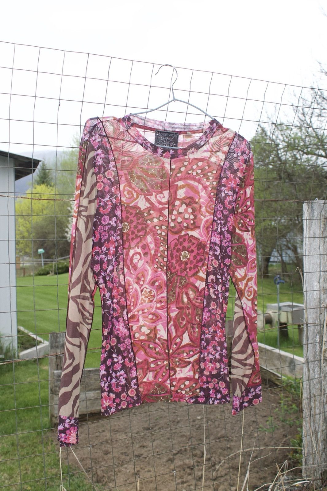 Johnny Was Johnny was. Mesh long sleeve top Size XL / US 12-14 / IT 48-50 - 2 Thumbnail
