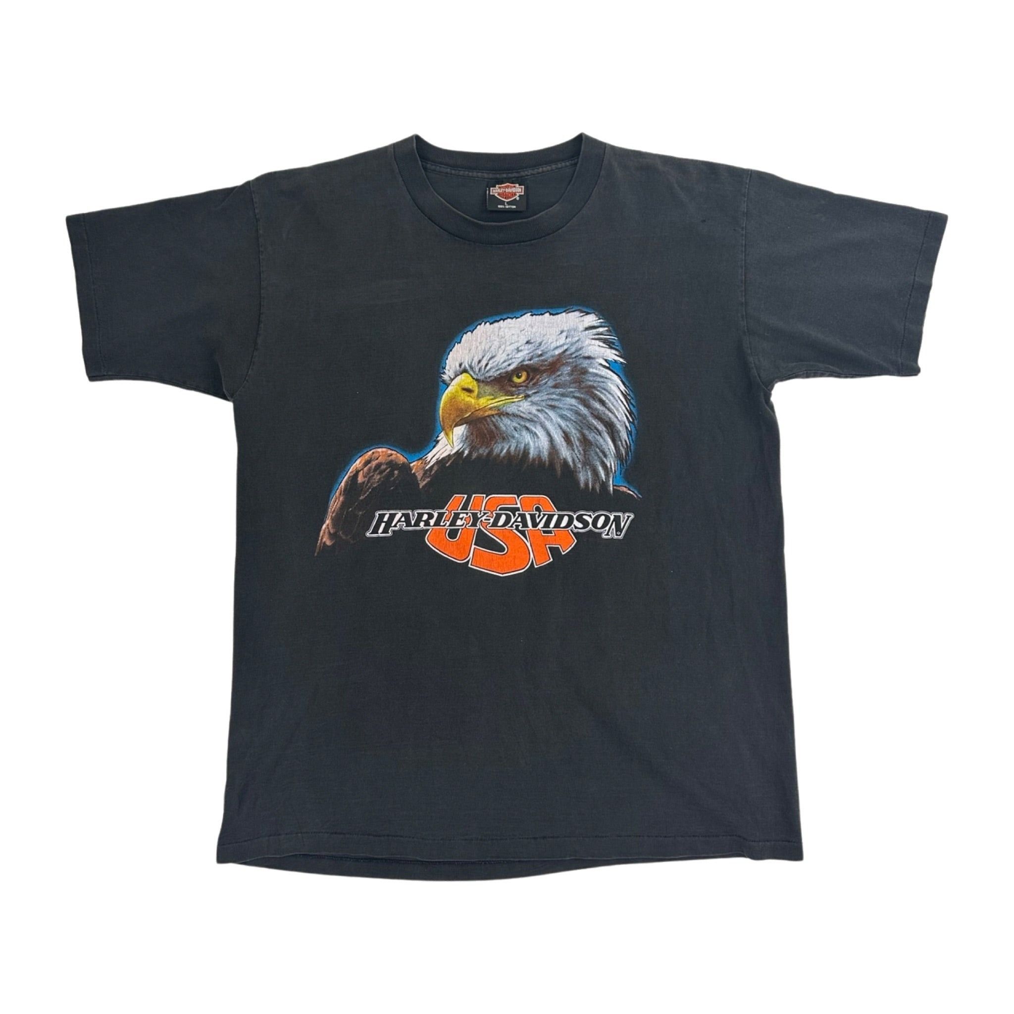 Vintage Vintage Eagle Harley Tee Size US L / EU 52-54 / 3 - 1 Thumbnail