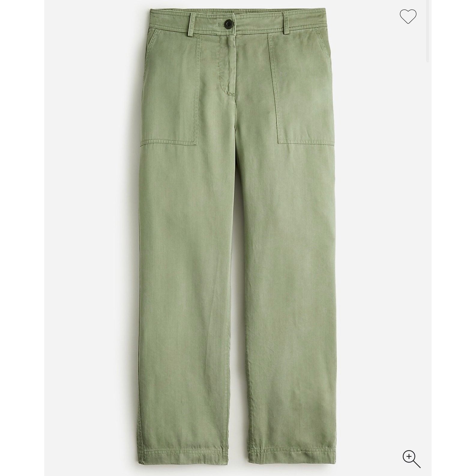 J.Crew J.CREW Drapey viscos blend twill pant Surplus Green Size 28" / US 6 / IT 42 - 1 Thumbnail