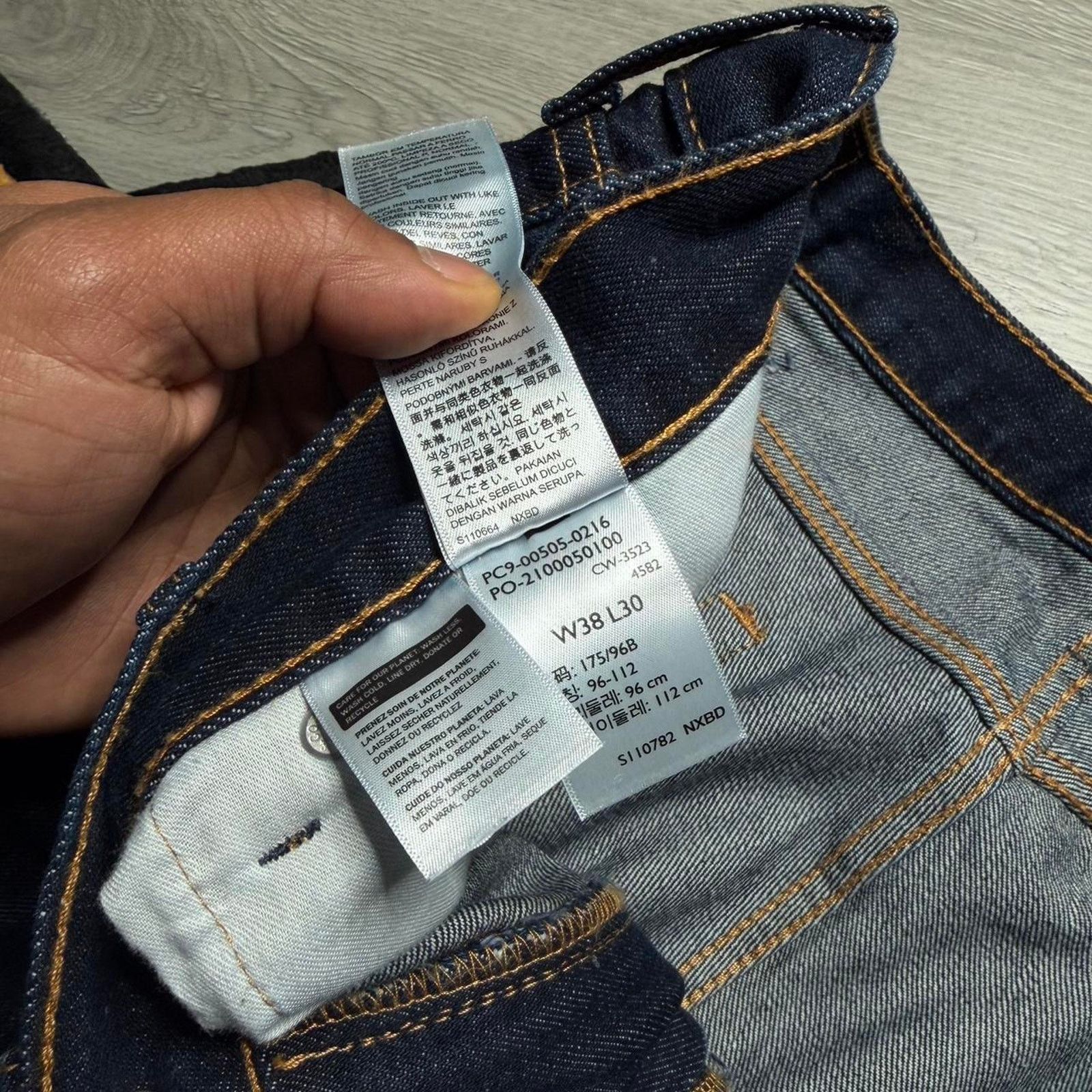 Levi's Strauss 505 Regular Fit Straight Leg Denim Jeans