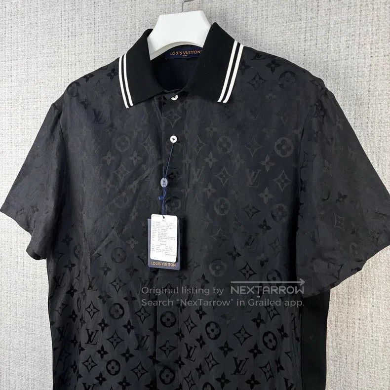 Louis Vuitton Louis Vuitton SS25 Stripe Patchwork Neck Full Print Short Size US S / EU 44-46 / 1 - 2 Thumbnail
