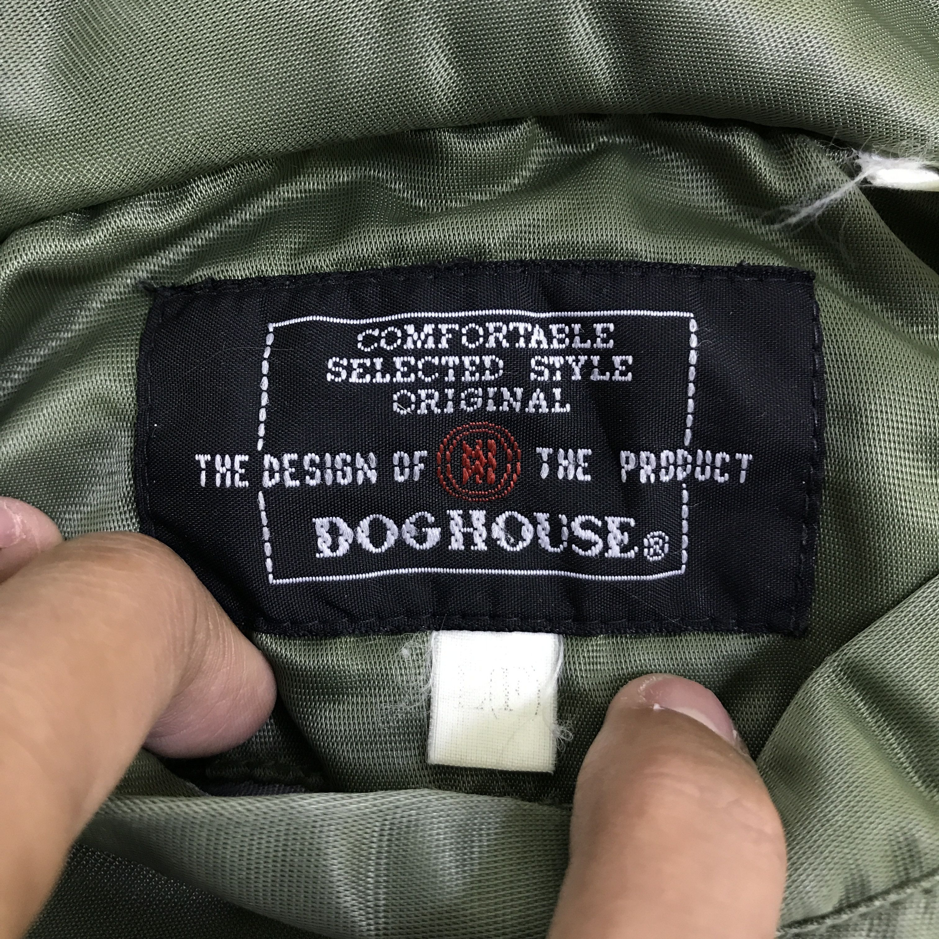 Japanese Brand DOGHOUSE JAPAN BOMBERS GREEN JACKET K101B14 Size US L / EU 52-54 / 3 - 14 Thumbnail