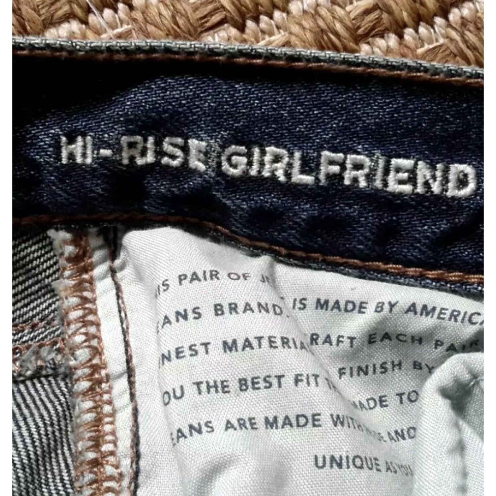 American Eagle Outfitters American Eagle Outfitters Girlfriend Jeans Button Fly 00 Regular Blue Denim 100% Cotton Women’s Side Rise High Size 24" / US 00 / IT 34 - 3 Thumbnail