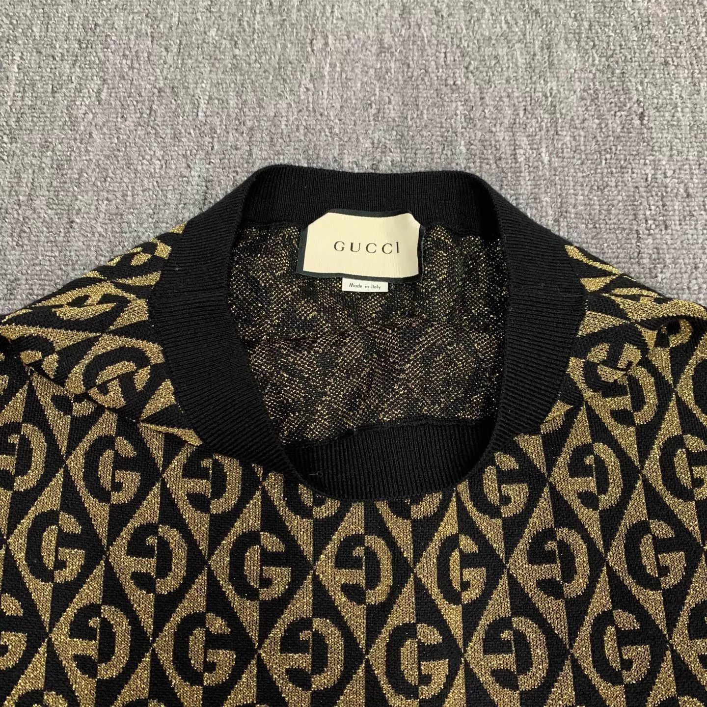 Gucci Gucci Wool Monogram Print Dress S 98New Size 26" / US 2 / IT 38 - 9 Thumbnail