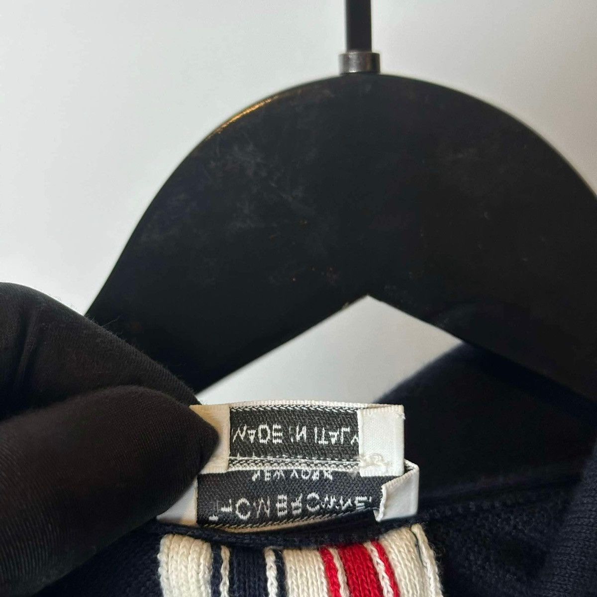 Thom Browne THOM BROWNE BACK STRIPED POLO SHIRT Size US S / EU 44-46 / 1 - 4 Thumbnail