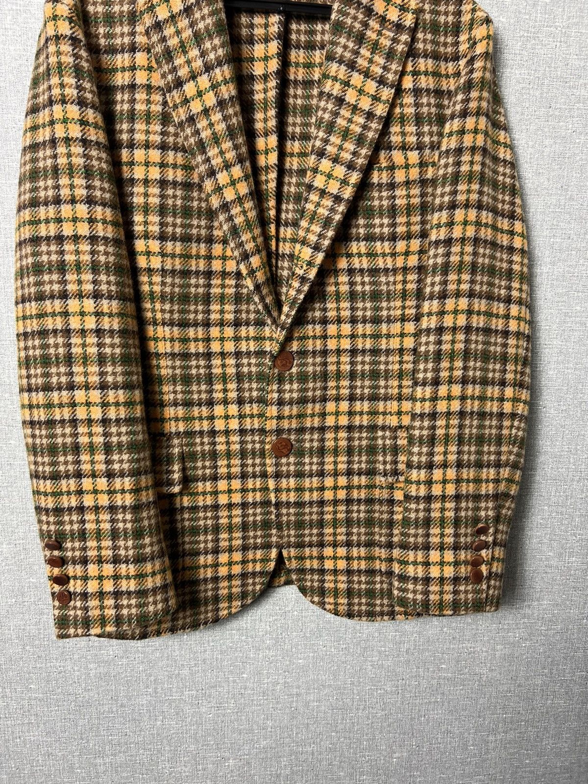 Doppiaa Rare Doppiiaa Aabenzio Tweed Checkered Blazer Jacket Size US M / EU 48-50 / 2 - 3 Thumbnail